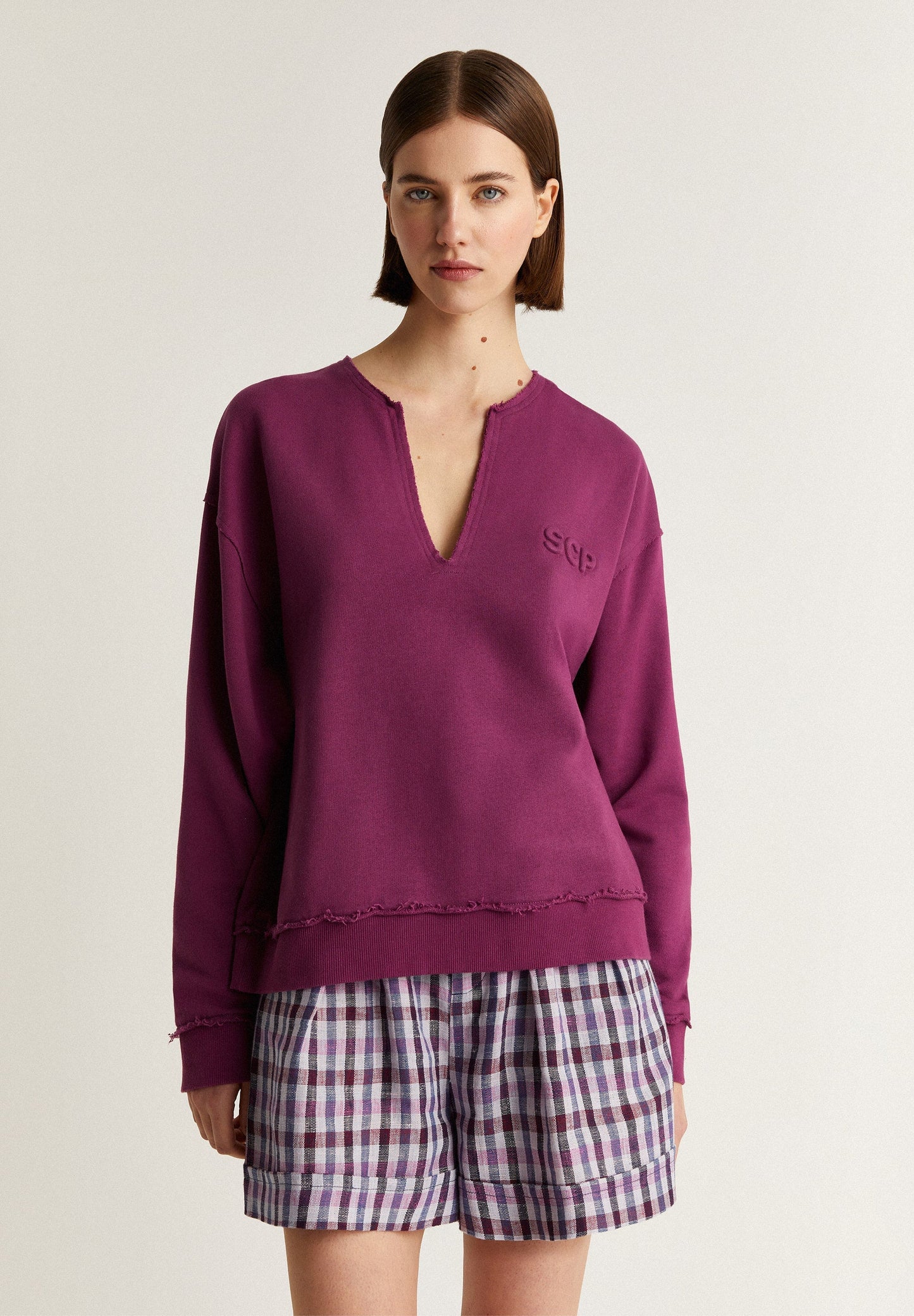 SUDADERA ESCOTE PICO