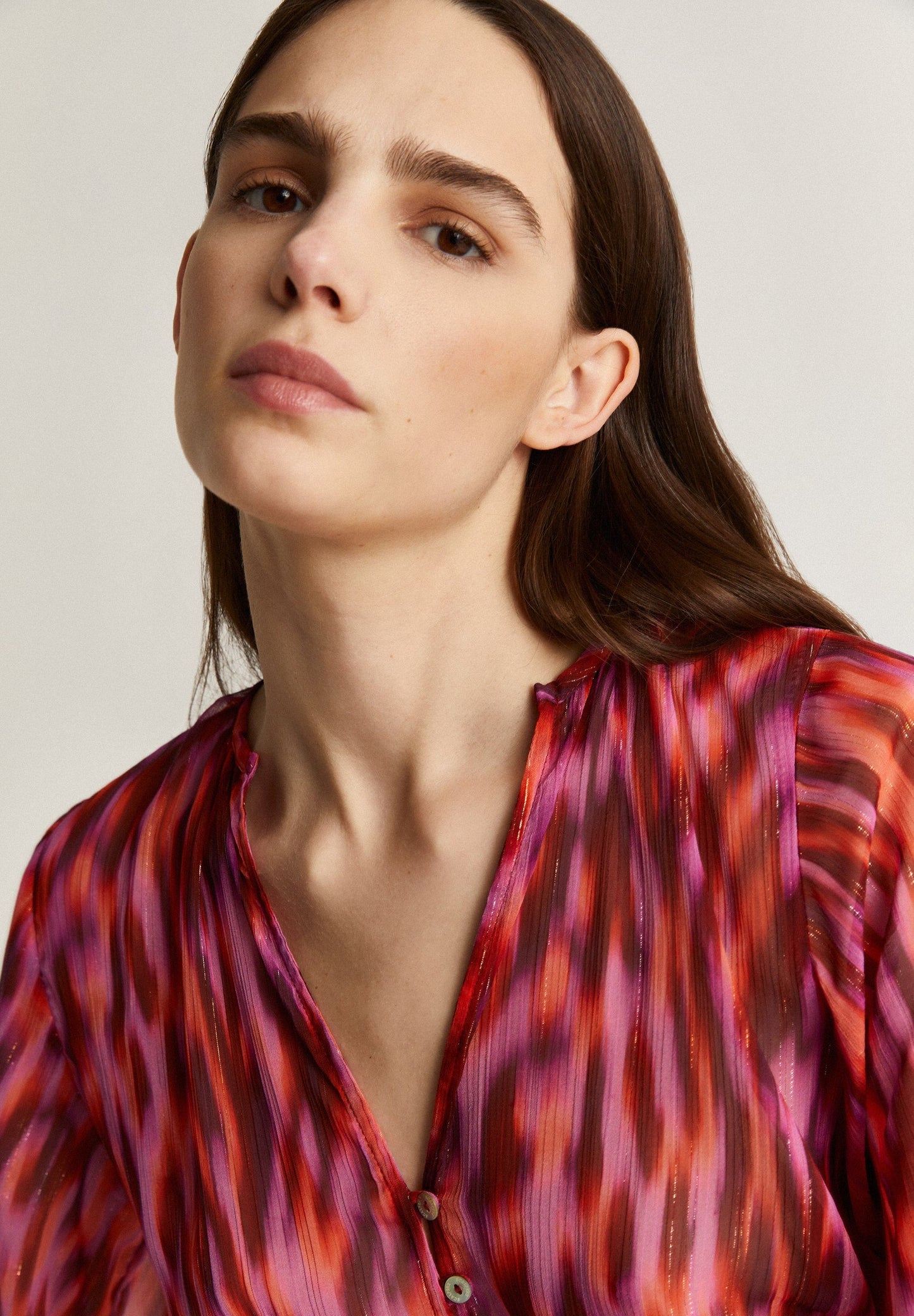 BLUSA ESTAMPADA LUREX