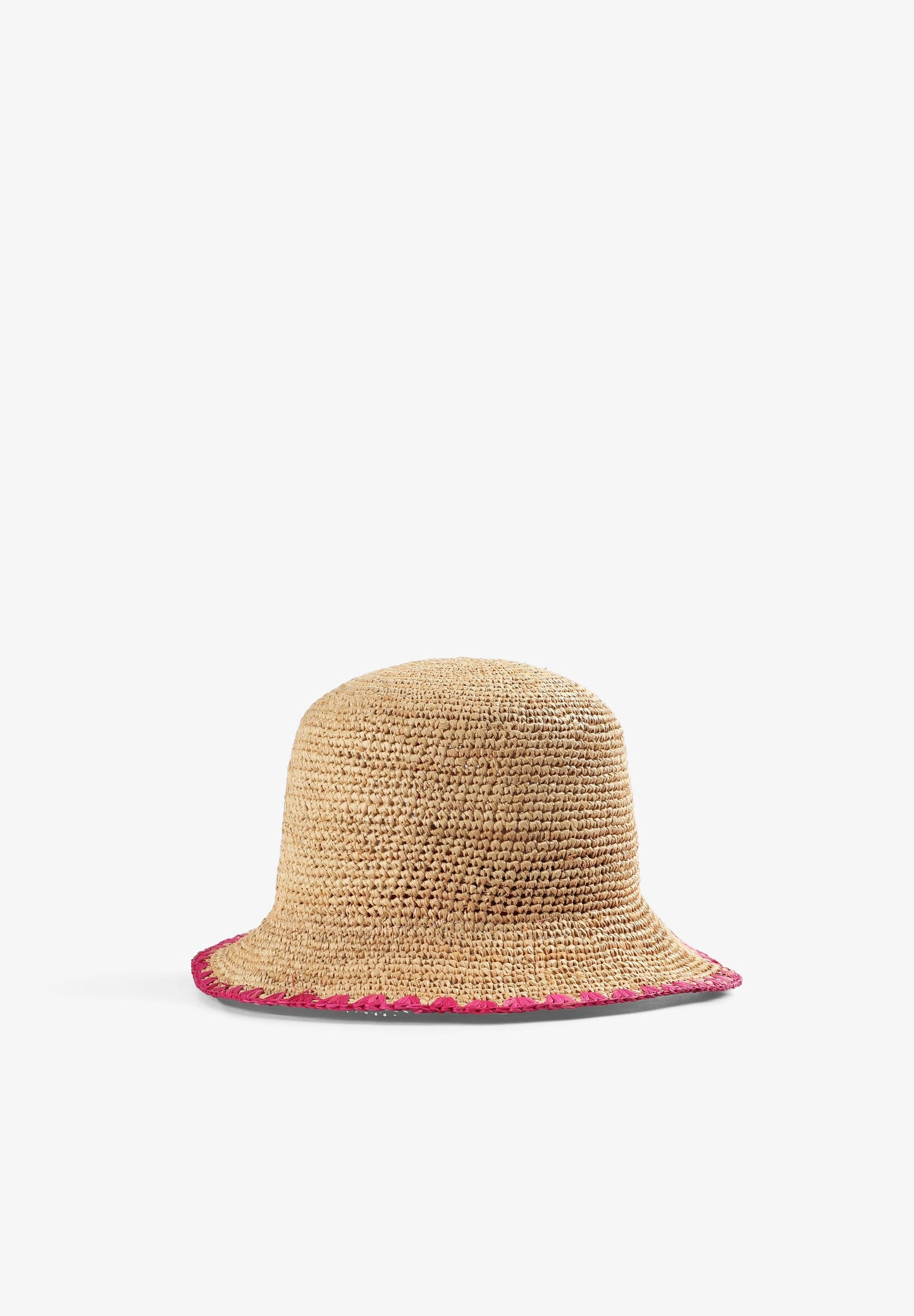 STITCHING RAFIA HAT