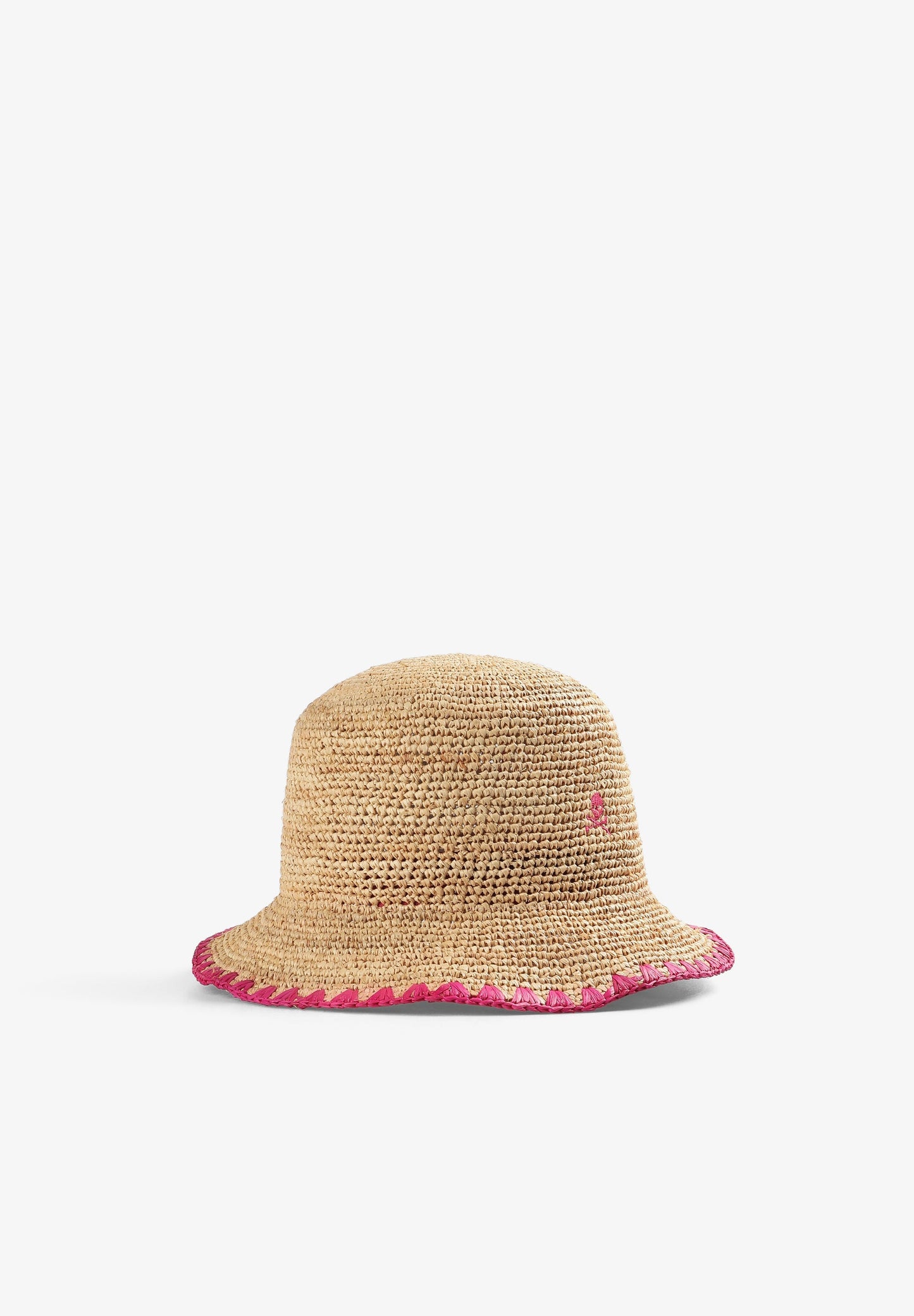 STITCHING RAFIA HAT