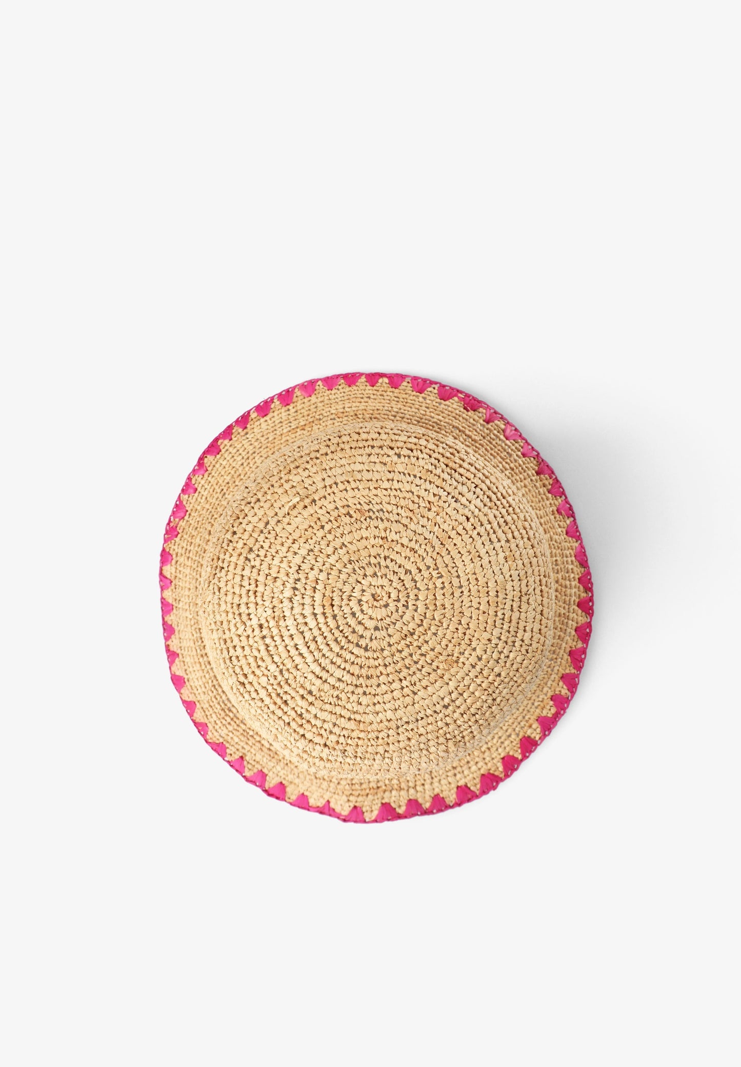 STITCHING RAFIA HAT