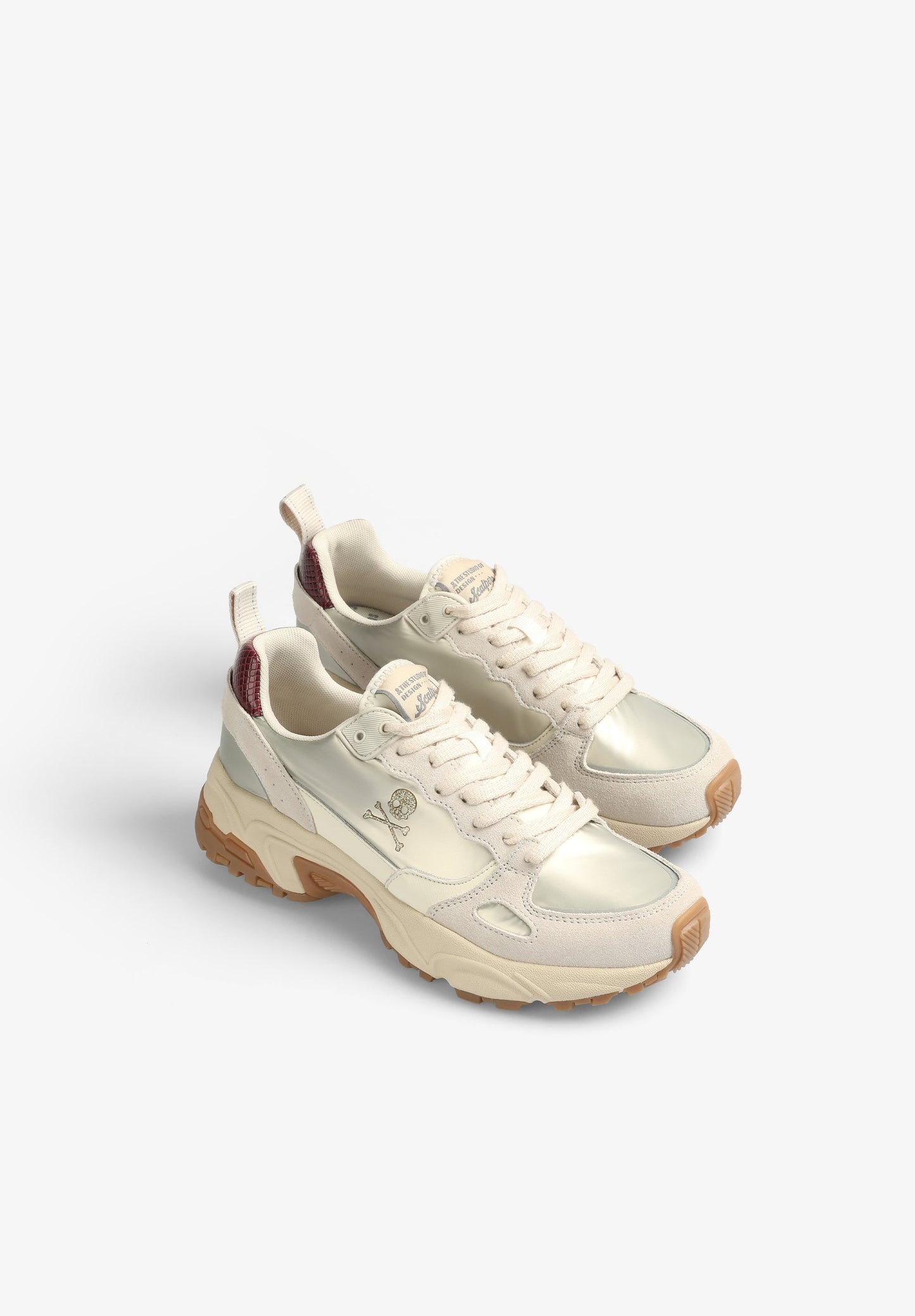 TENIS COMBINADA METALIZADA