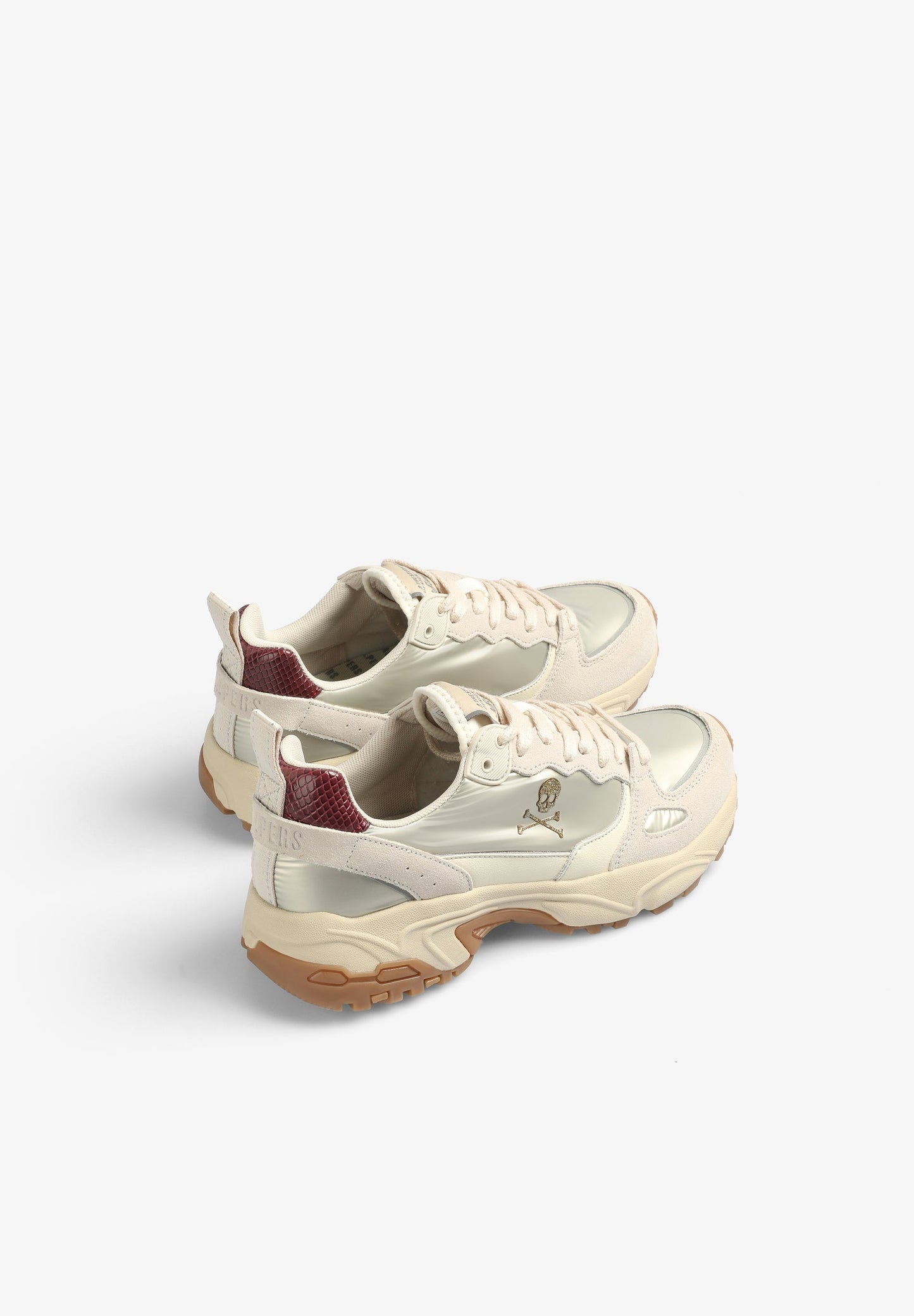 TENIS COMBINADA METALIZADA