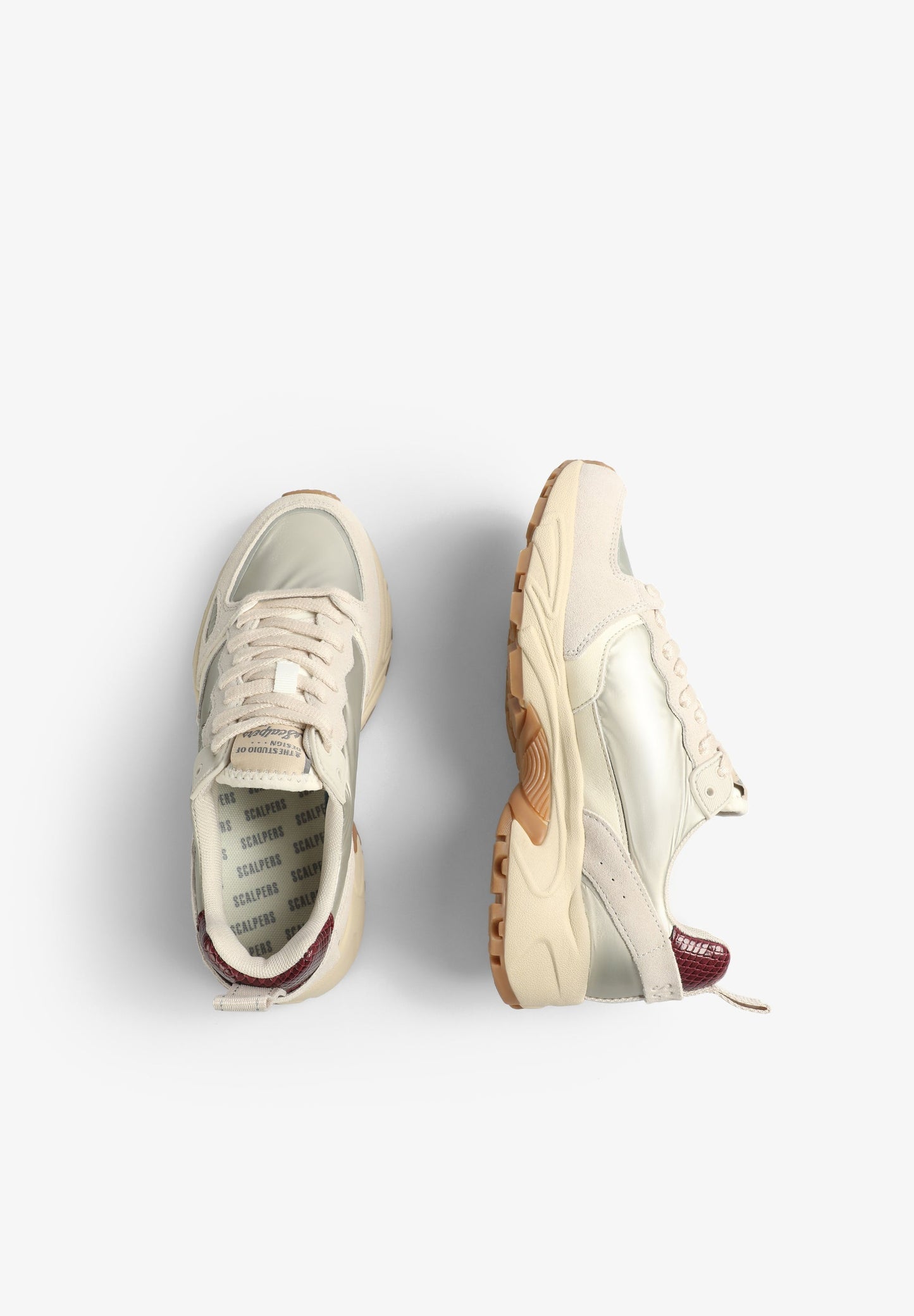 TENIS COMBINADA METALIZADA