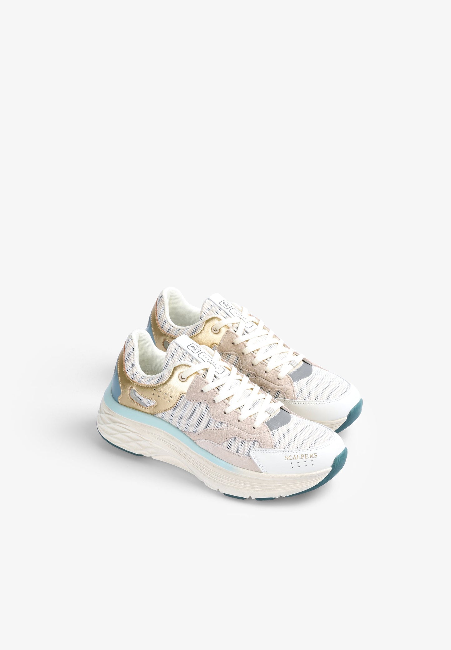 TENIS RAYAS DETALLE METALIZADO