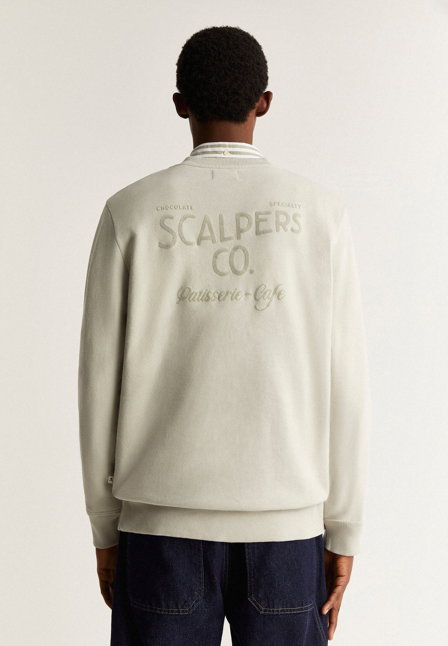 SUDADERA PRINT FLOCADO