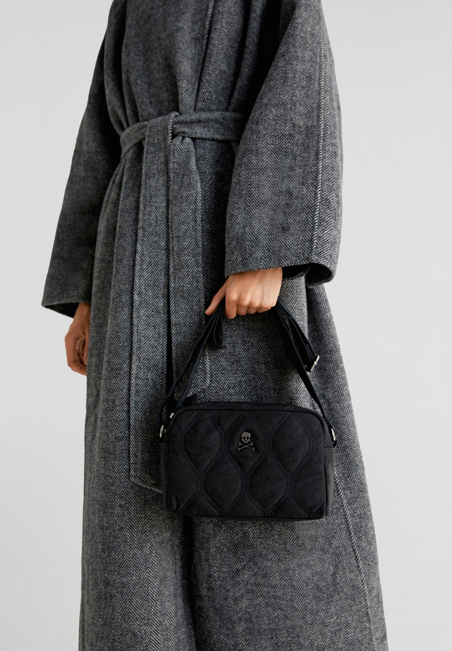 BOLSO BANDOLERA ACOLCHADO METALIZADO