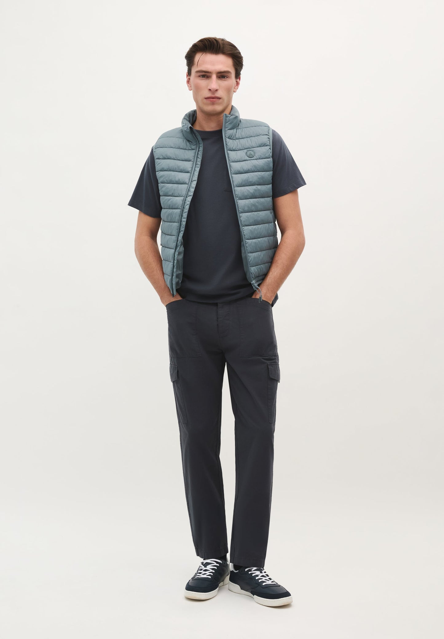 CHALECO ACOLCHADO CALAVERA PARCHE