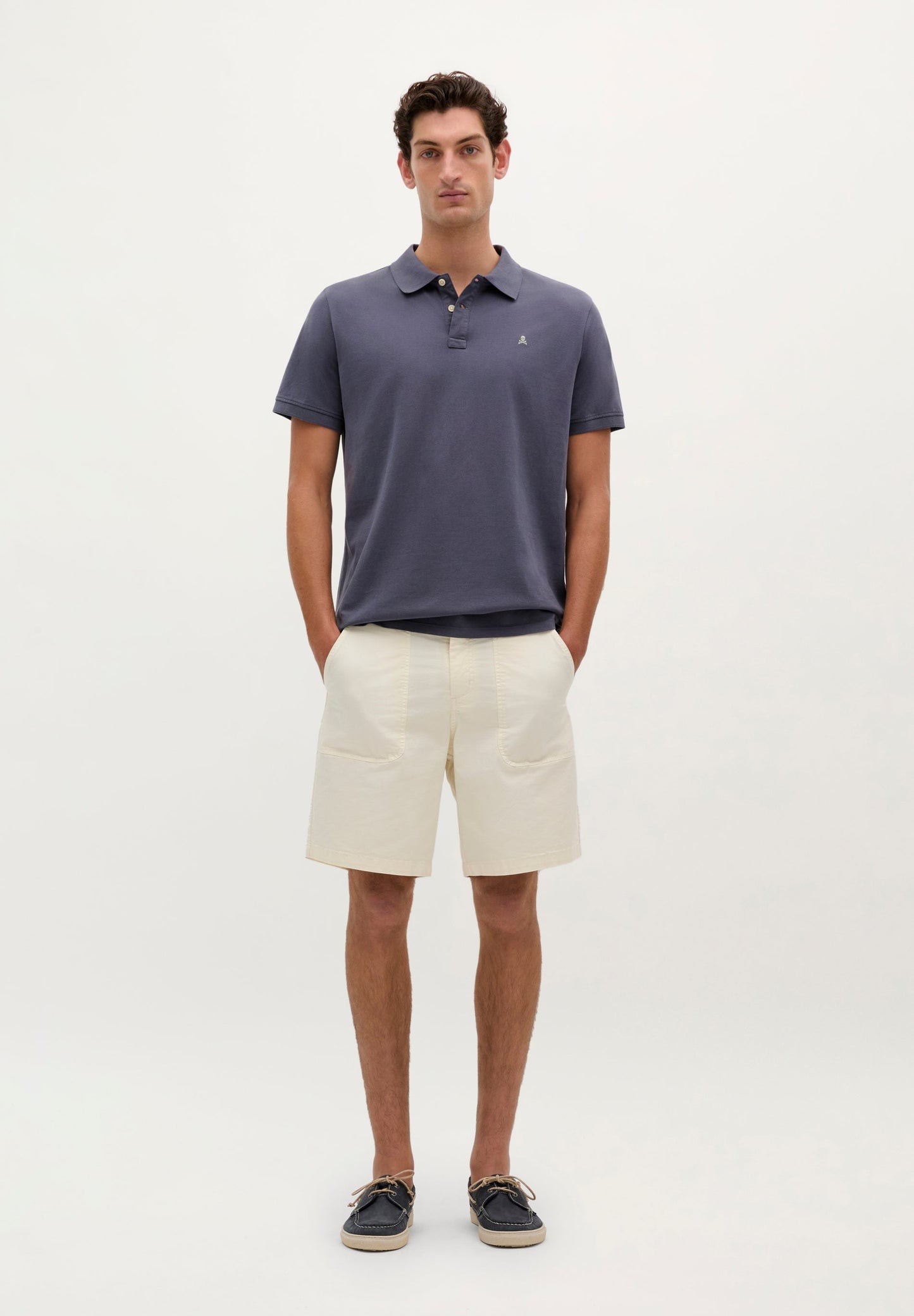 POLO CALAVERA CONTRASTE