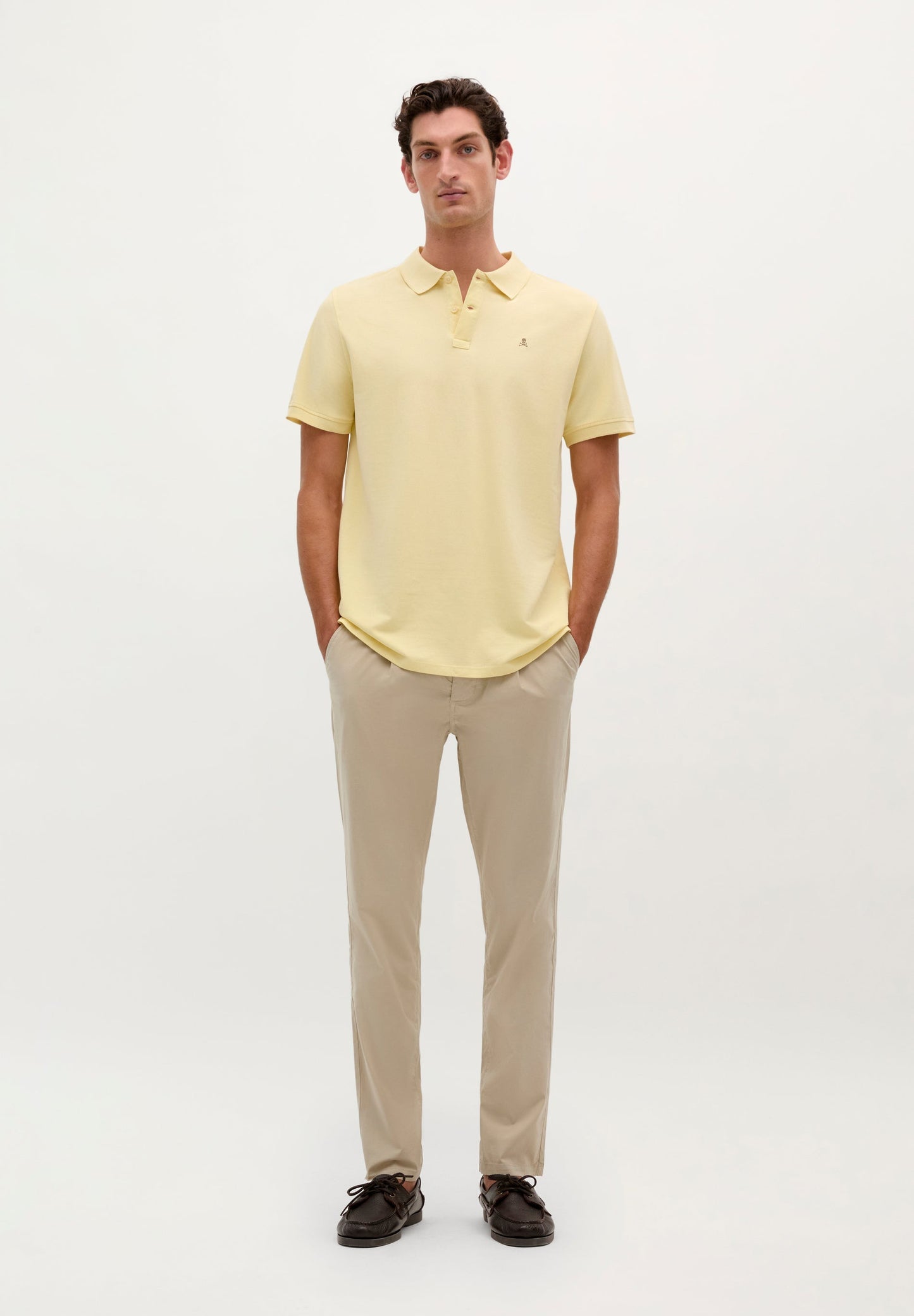 POLO CALAVERA CONTRASTE