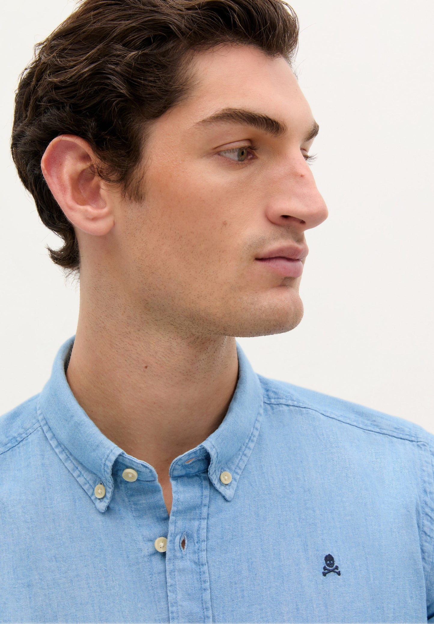 CAMISA CALAVERA LISA