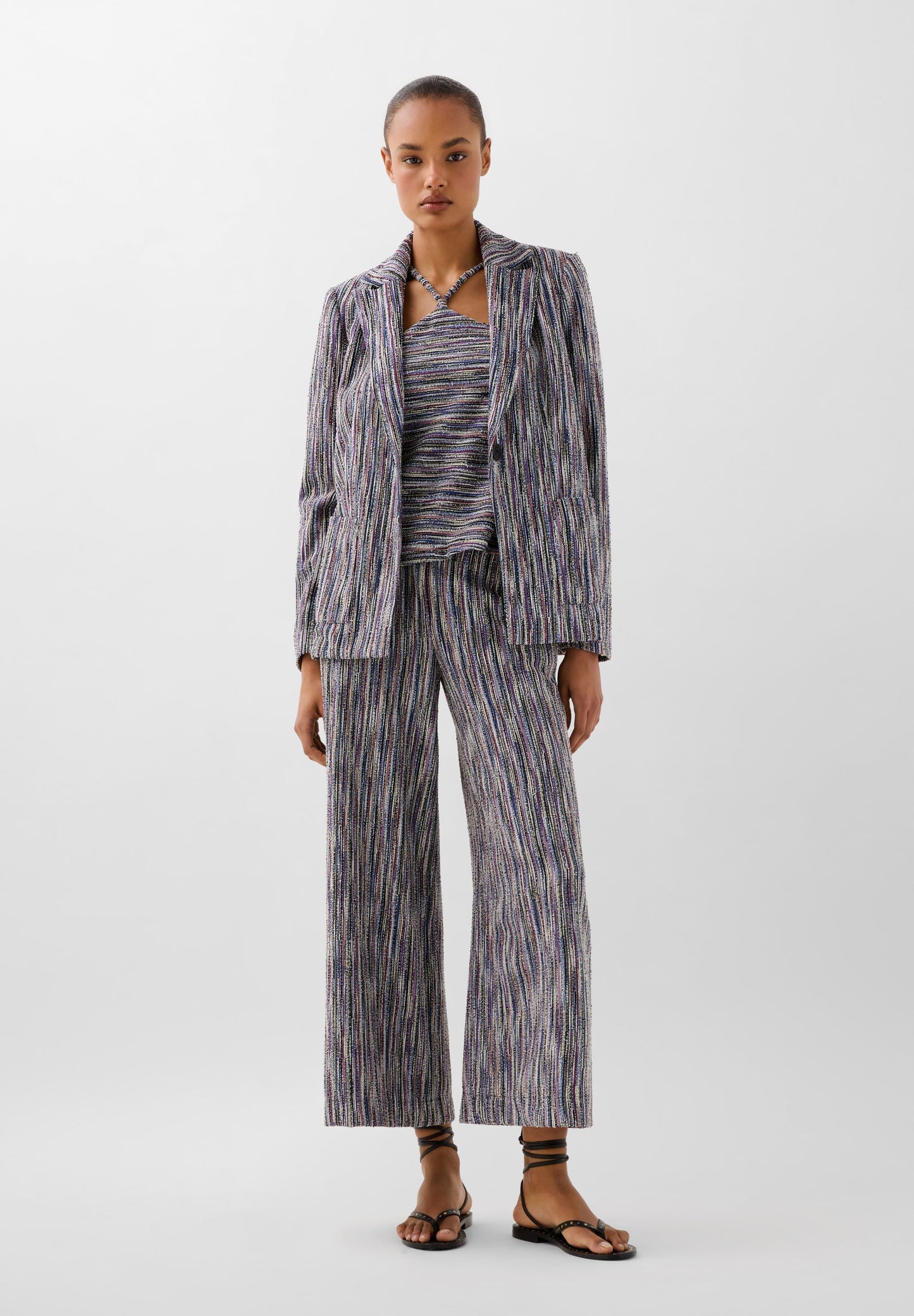 BLAZER PUNTO ESTAMPADA