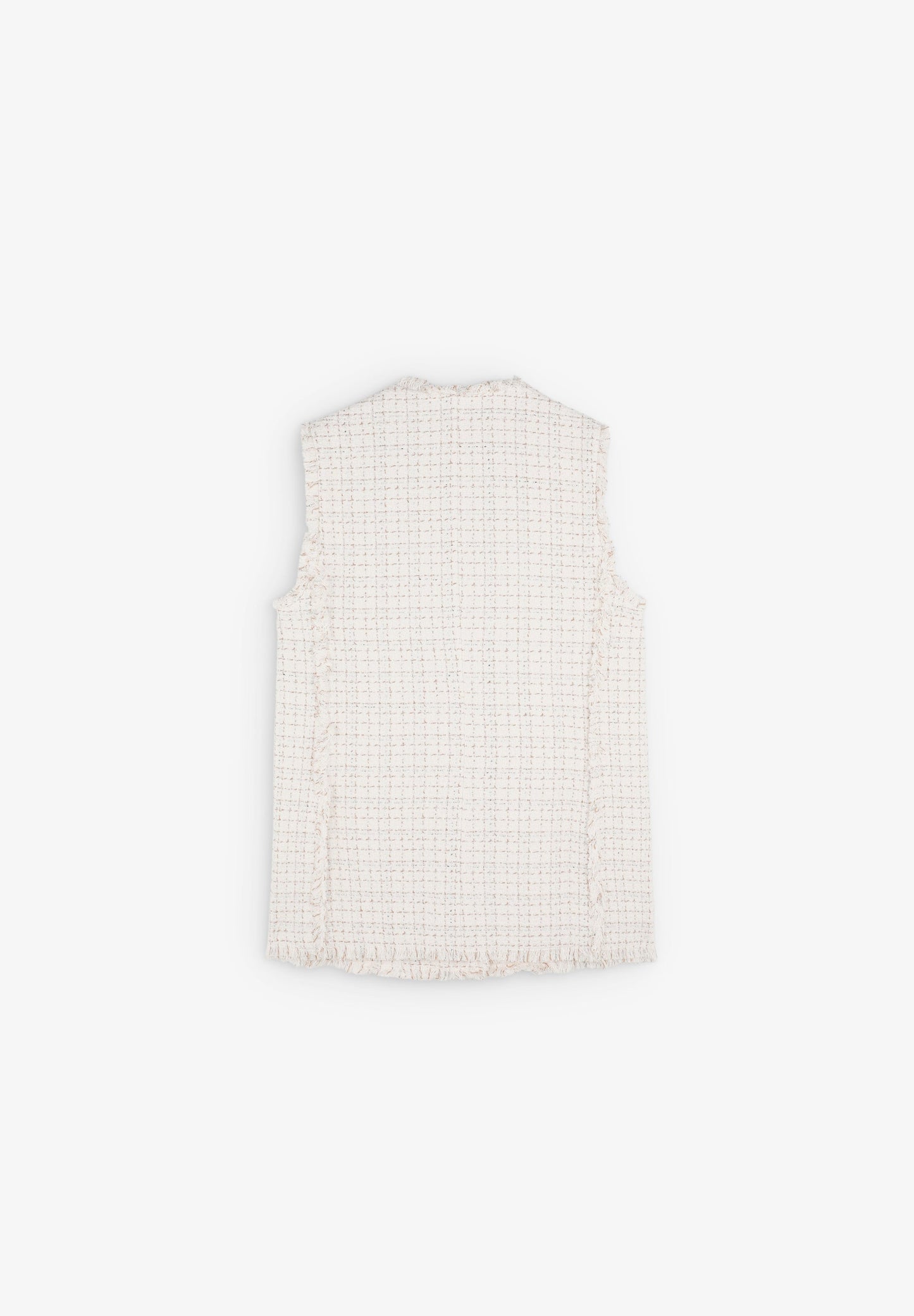 CHALECO RÚSTICO HILO METALIZADO