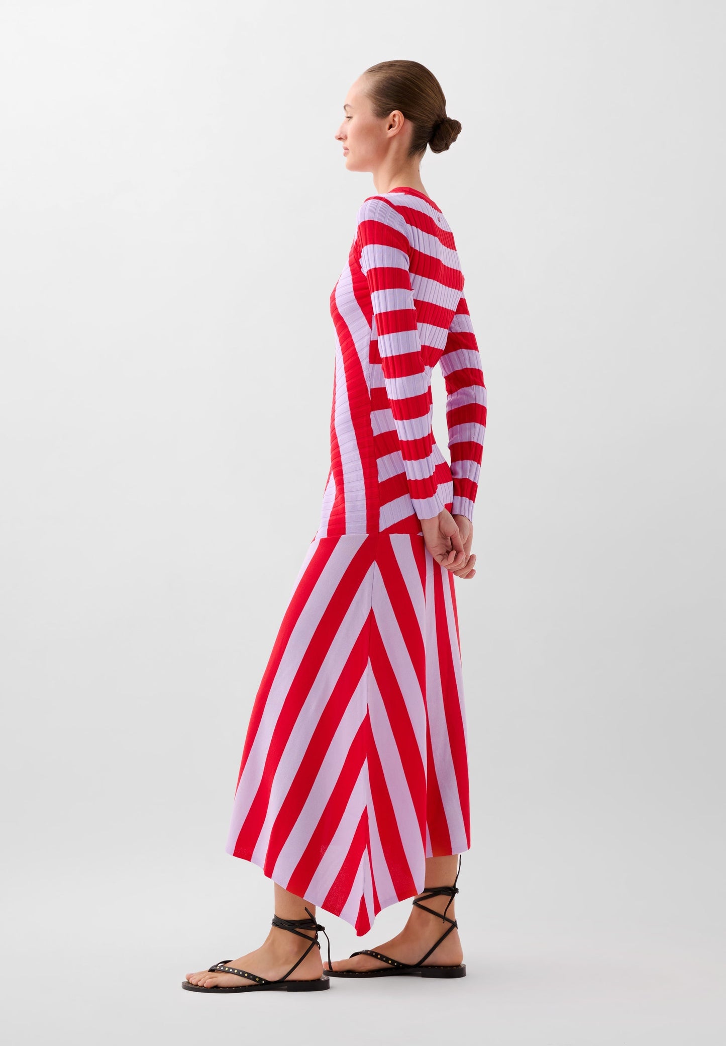 VESTIDO PUNTO RAYAS