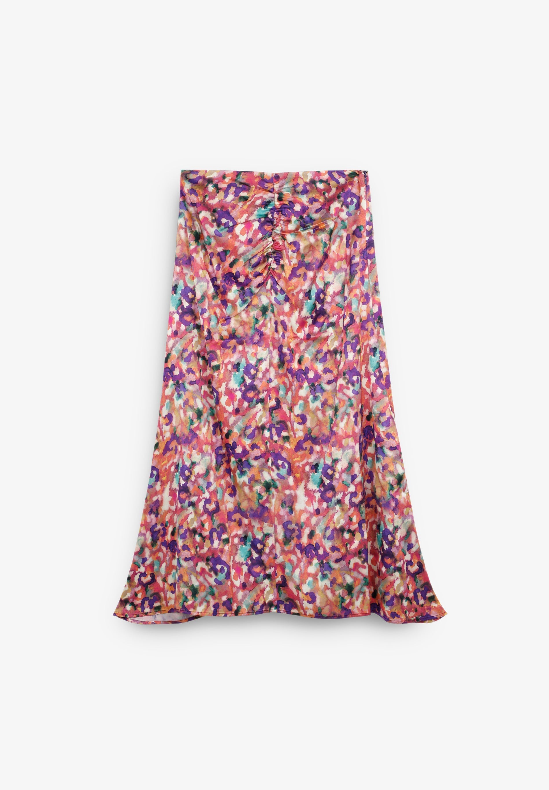 FALDA ESTAMPADA FRUNCIDO