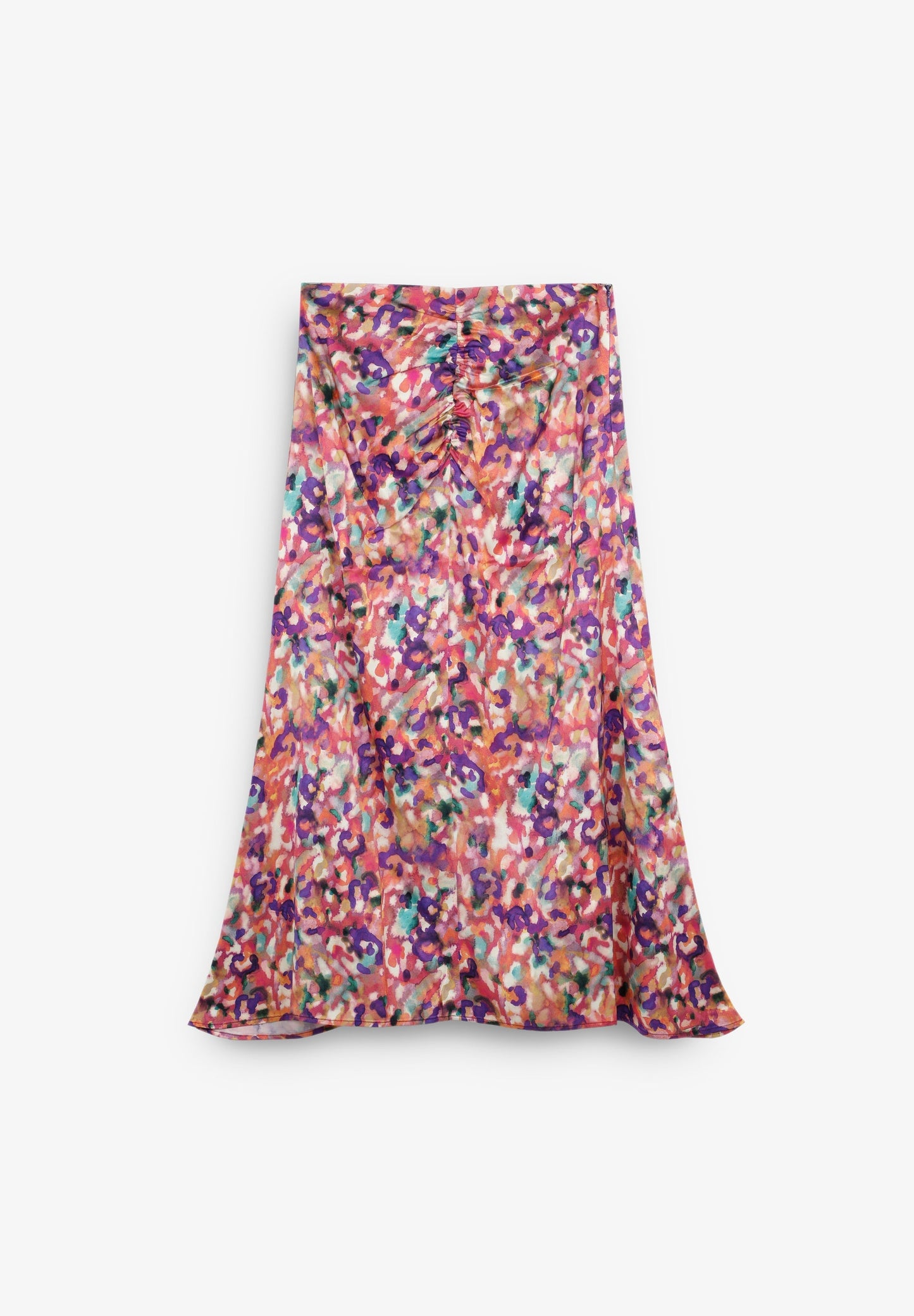 FALDA ESTAMPADA FRUNCIDO