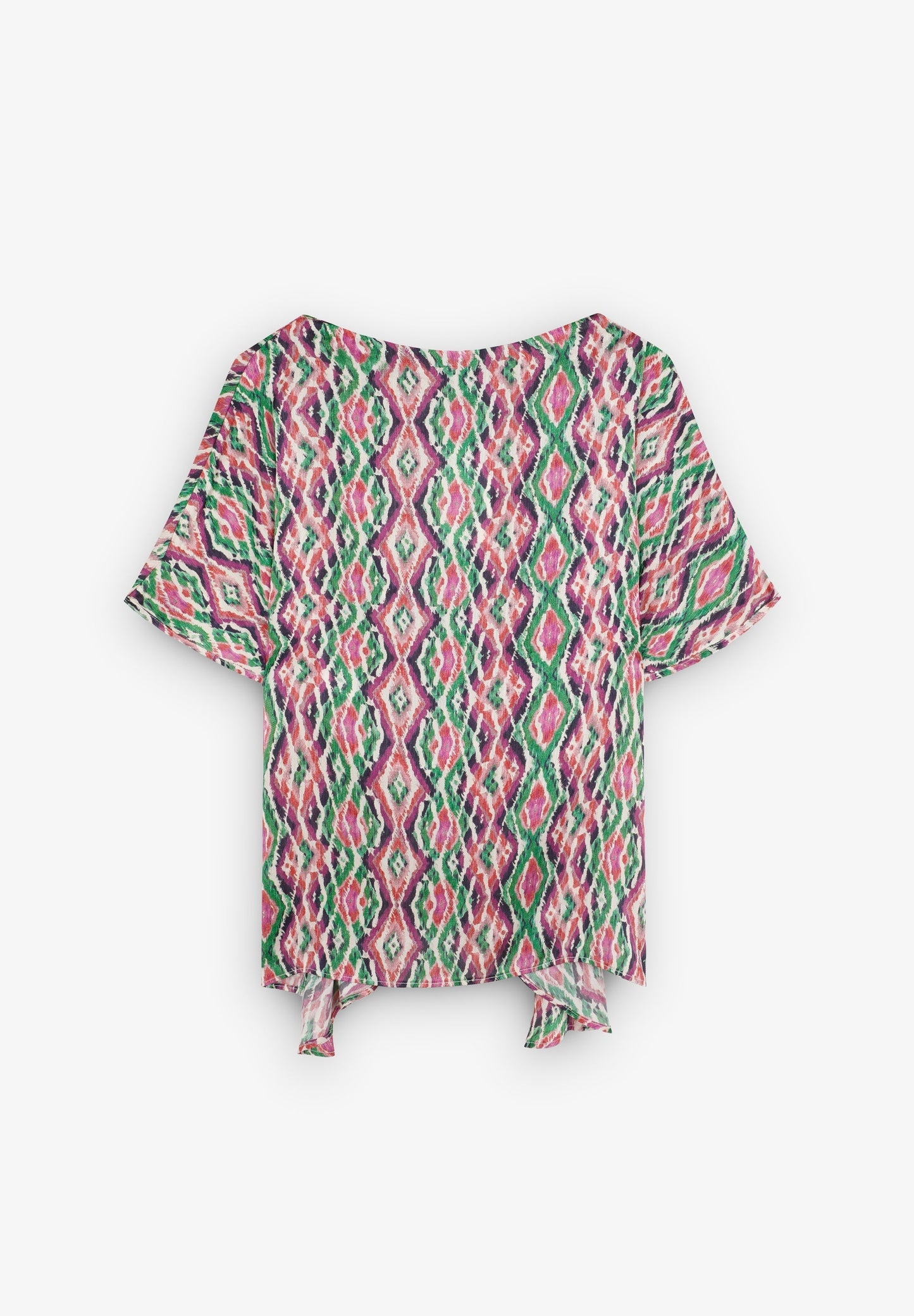 CAMISETA FLUIDA PRINT CRUZADO