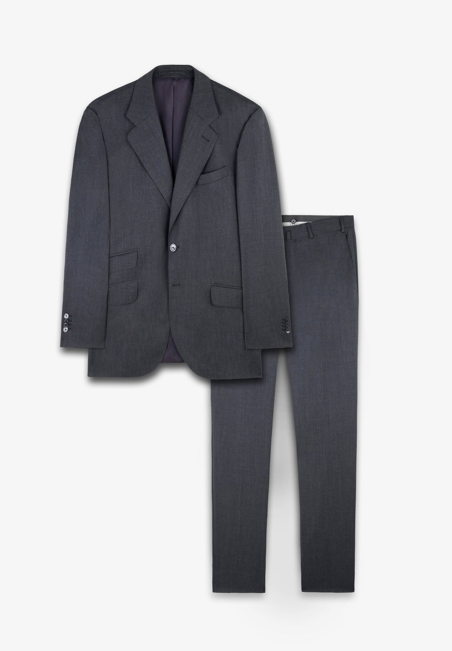TRAJE CLÁSICO LANA GRIS