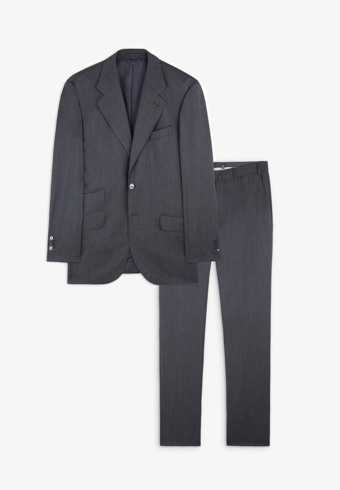 TRAJE CLÁSICO LANA GRIS