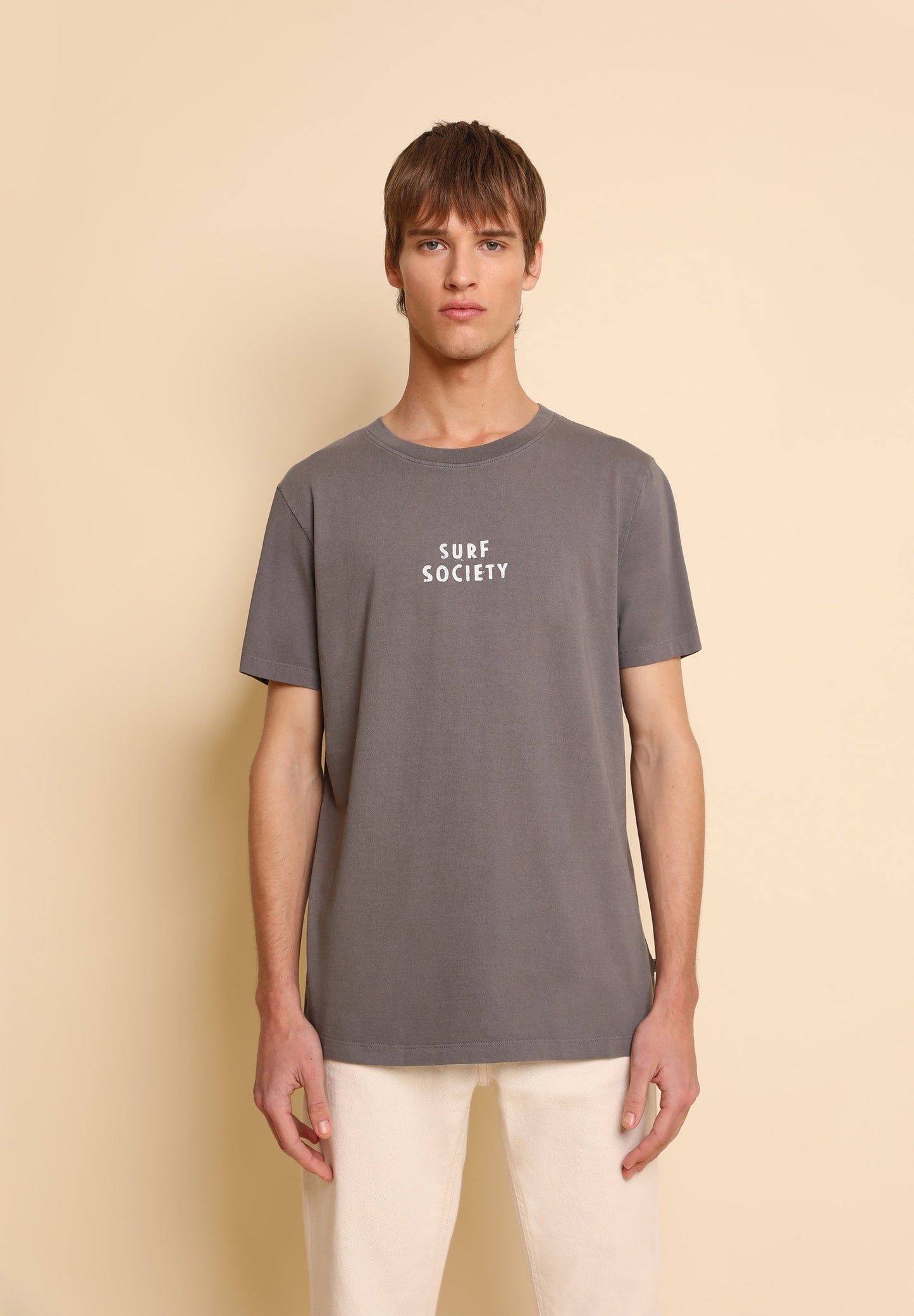 CAMISETA TEXTO CONTRASTE