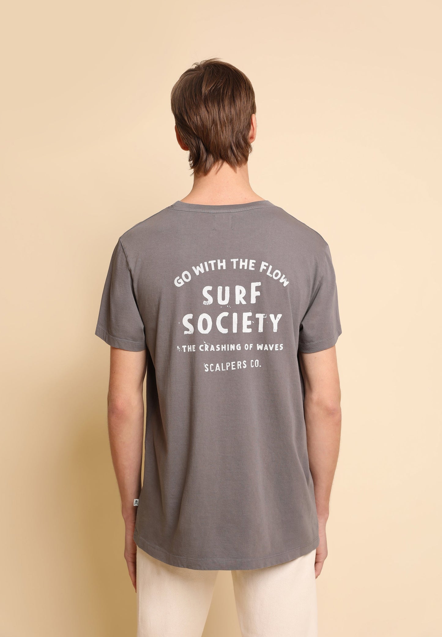 CAMISETA TEXTO CONTRASTE