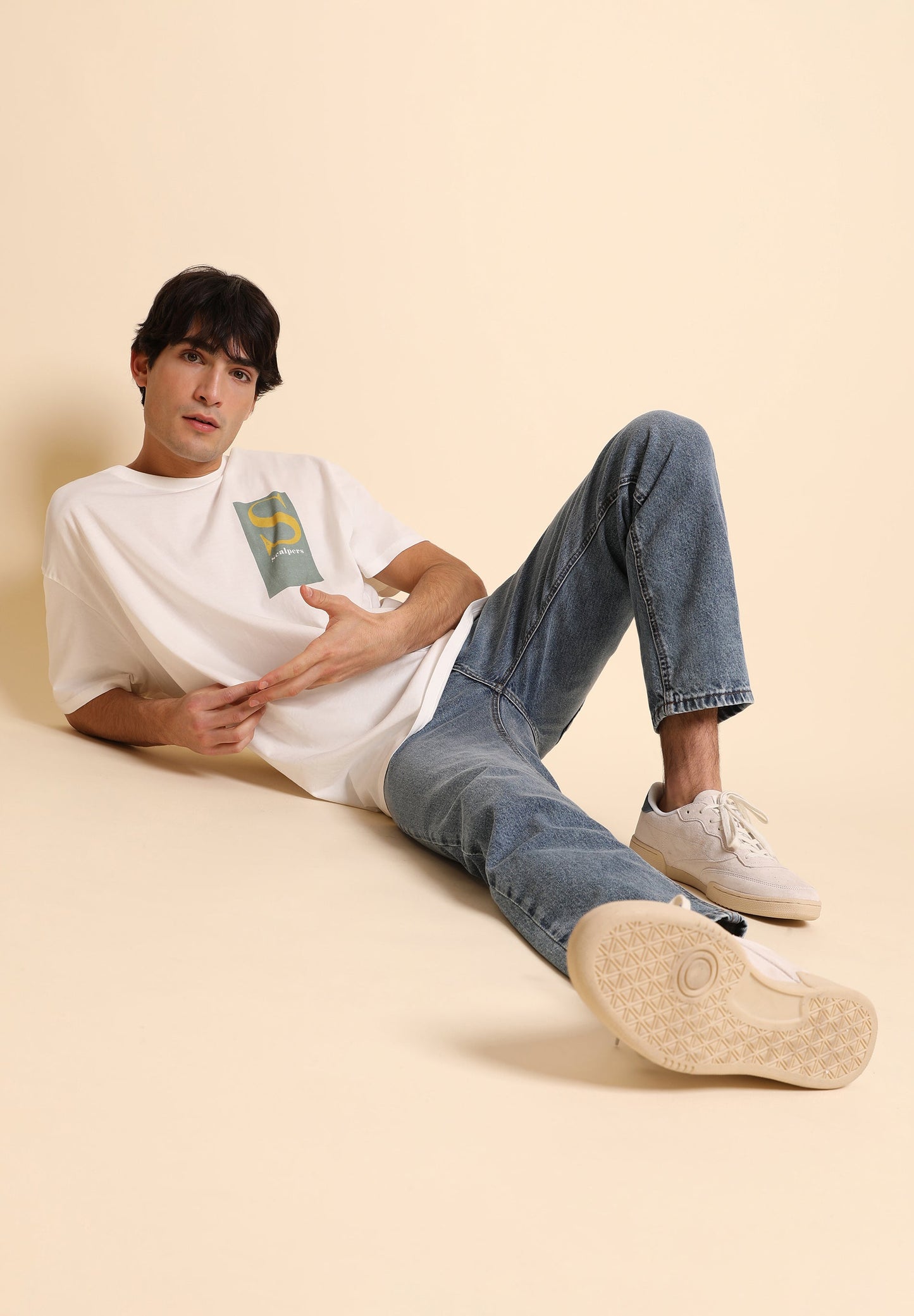 CAMISETA  OVERSIZE PRINT LETRA