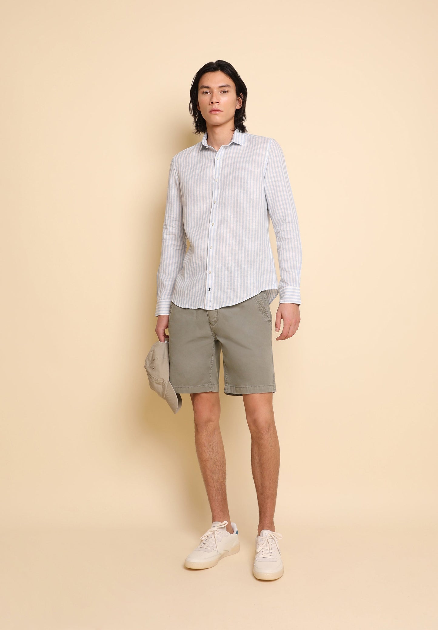 CAMISA LINO RAYAS