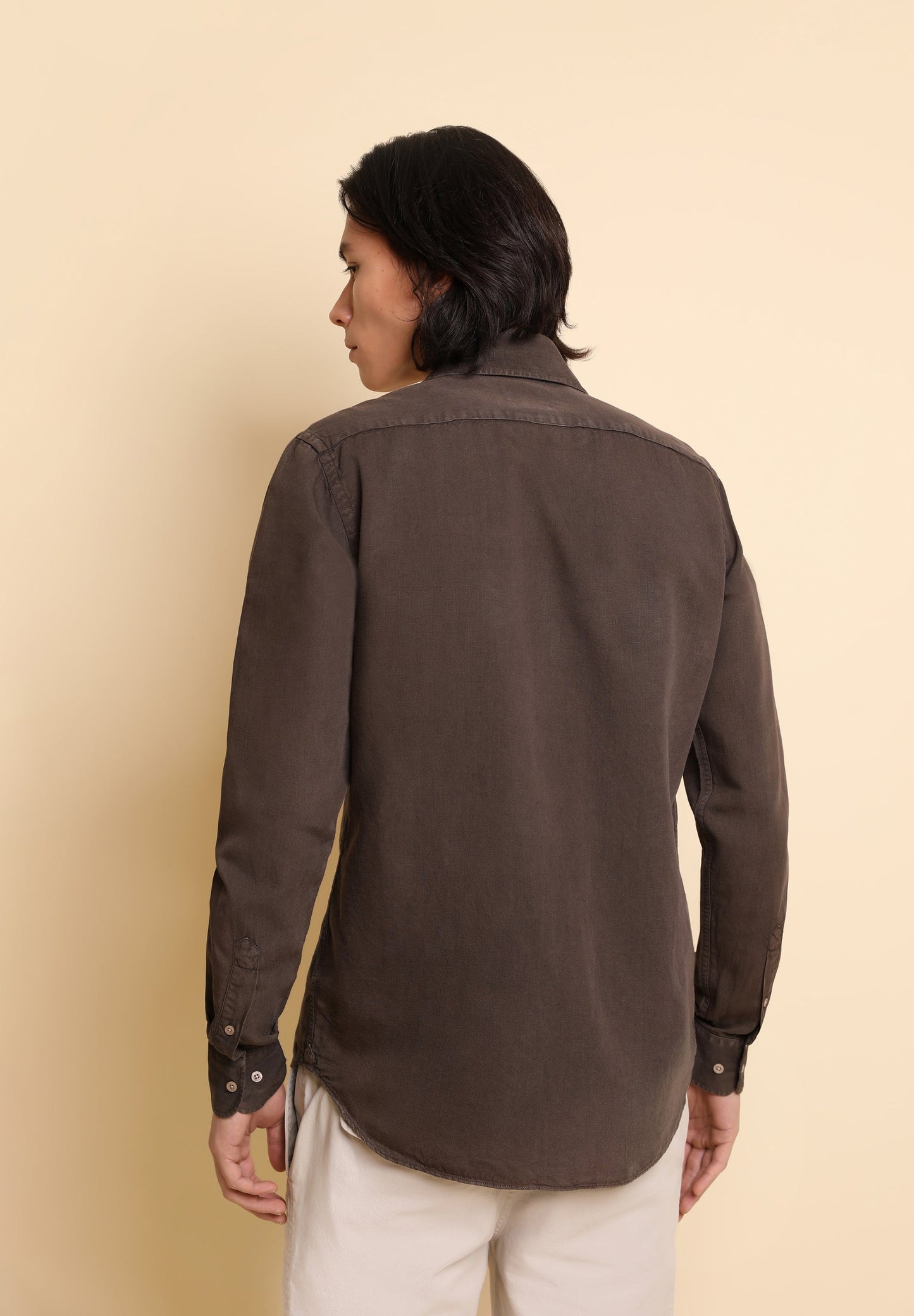 CAMISA LINO CALAVERA