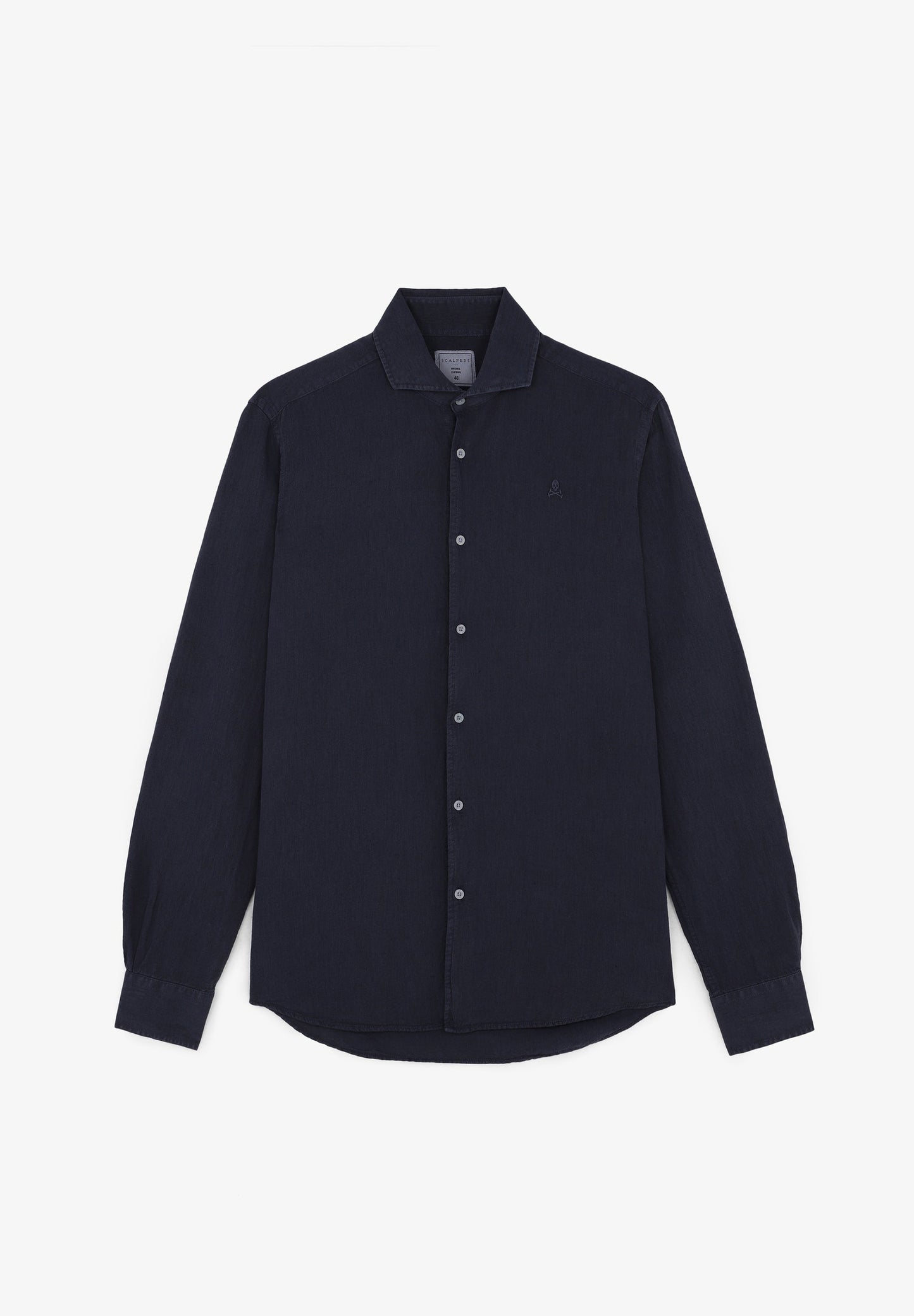 CAMISA LINO CALAVERA