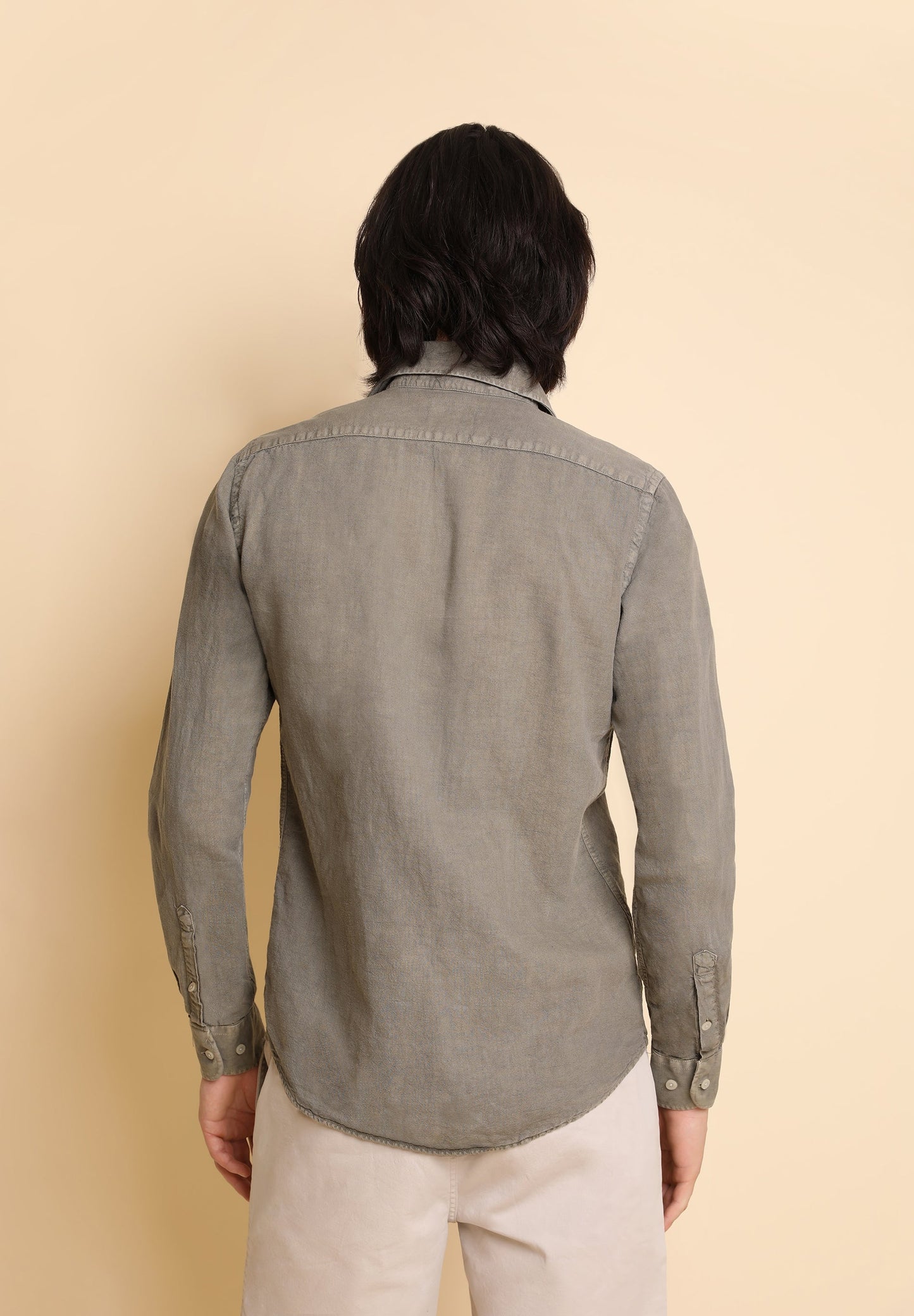 CAMISA LINO CALAVERA