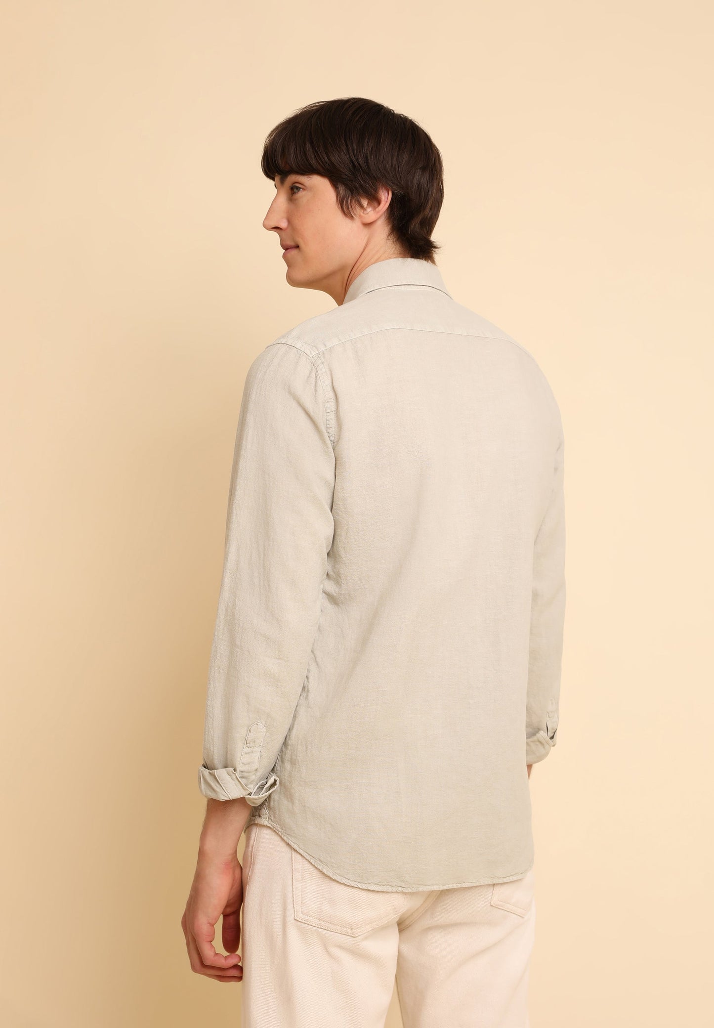 CAMISA LINO CALAVERA