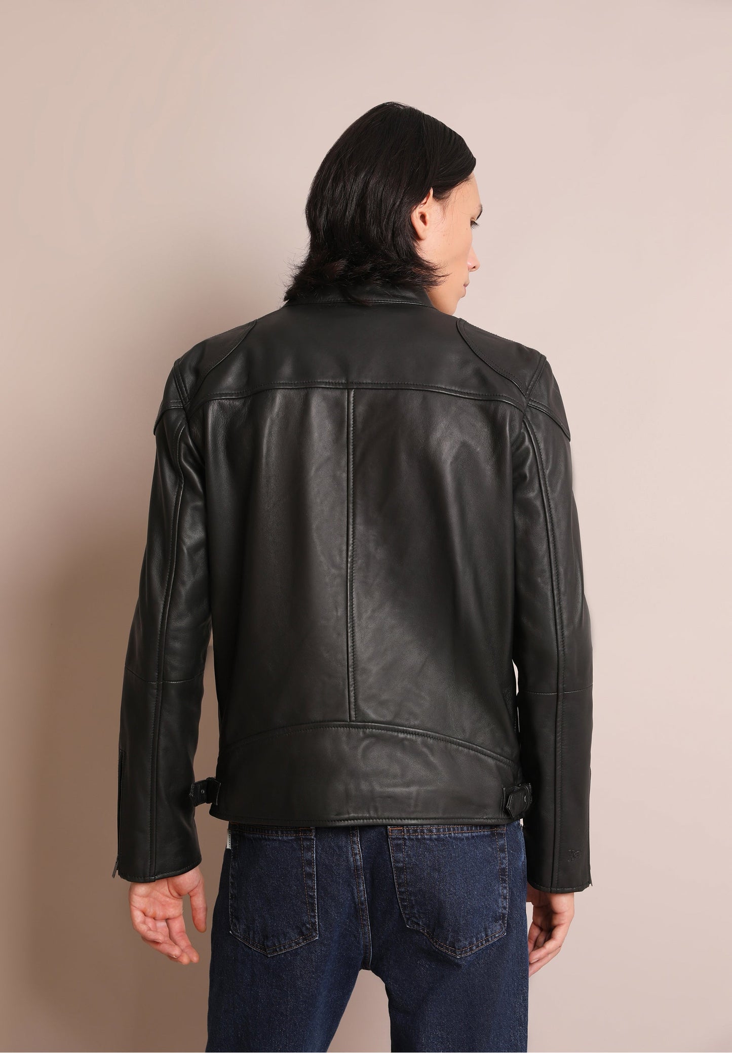 CHAQUETA BIKER PIEL