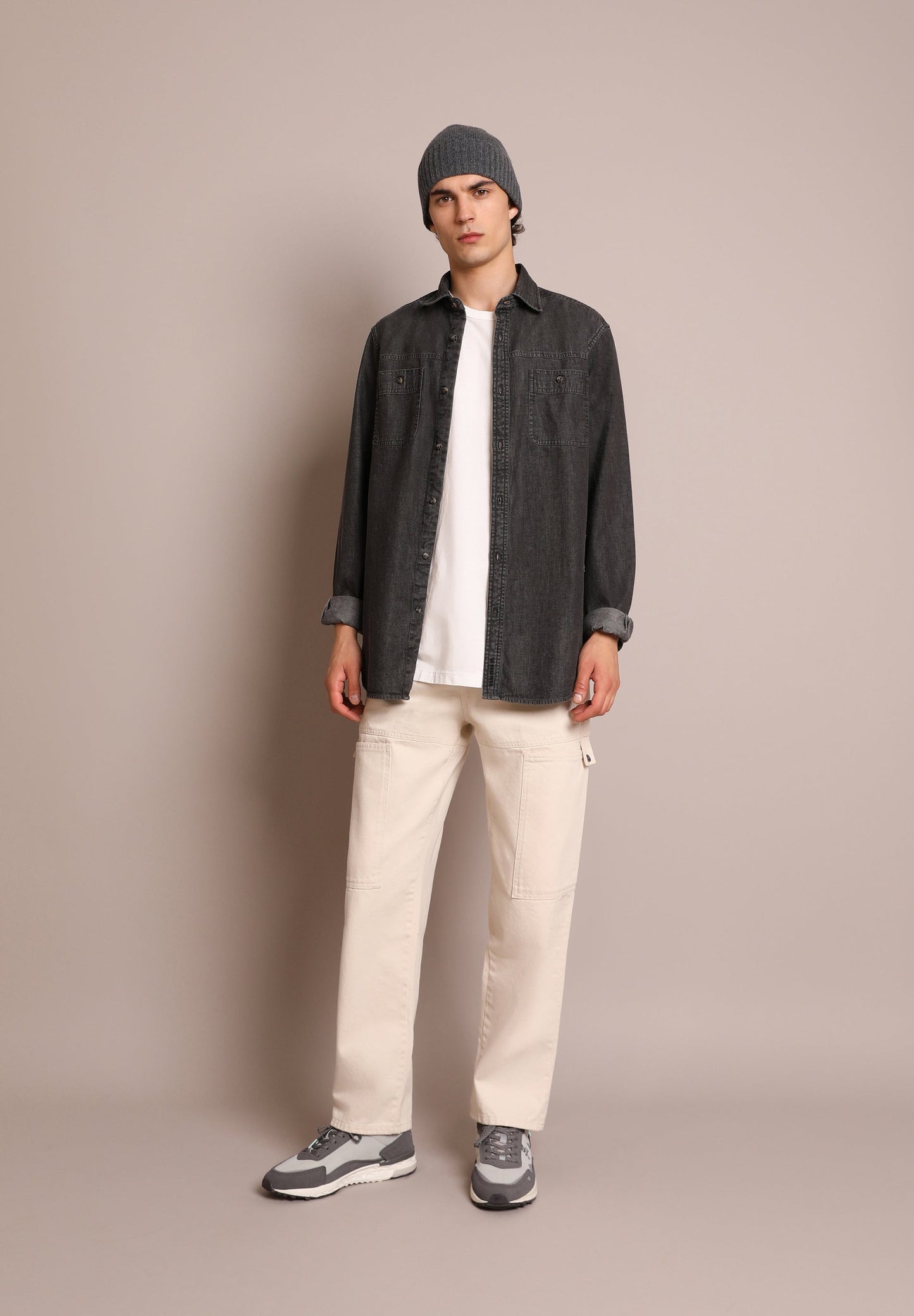 CAMISA JEAN BOLSILLOS CON BOTÓN