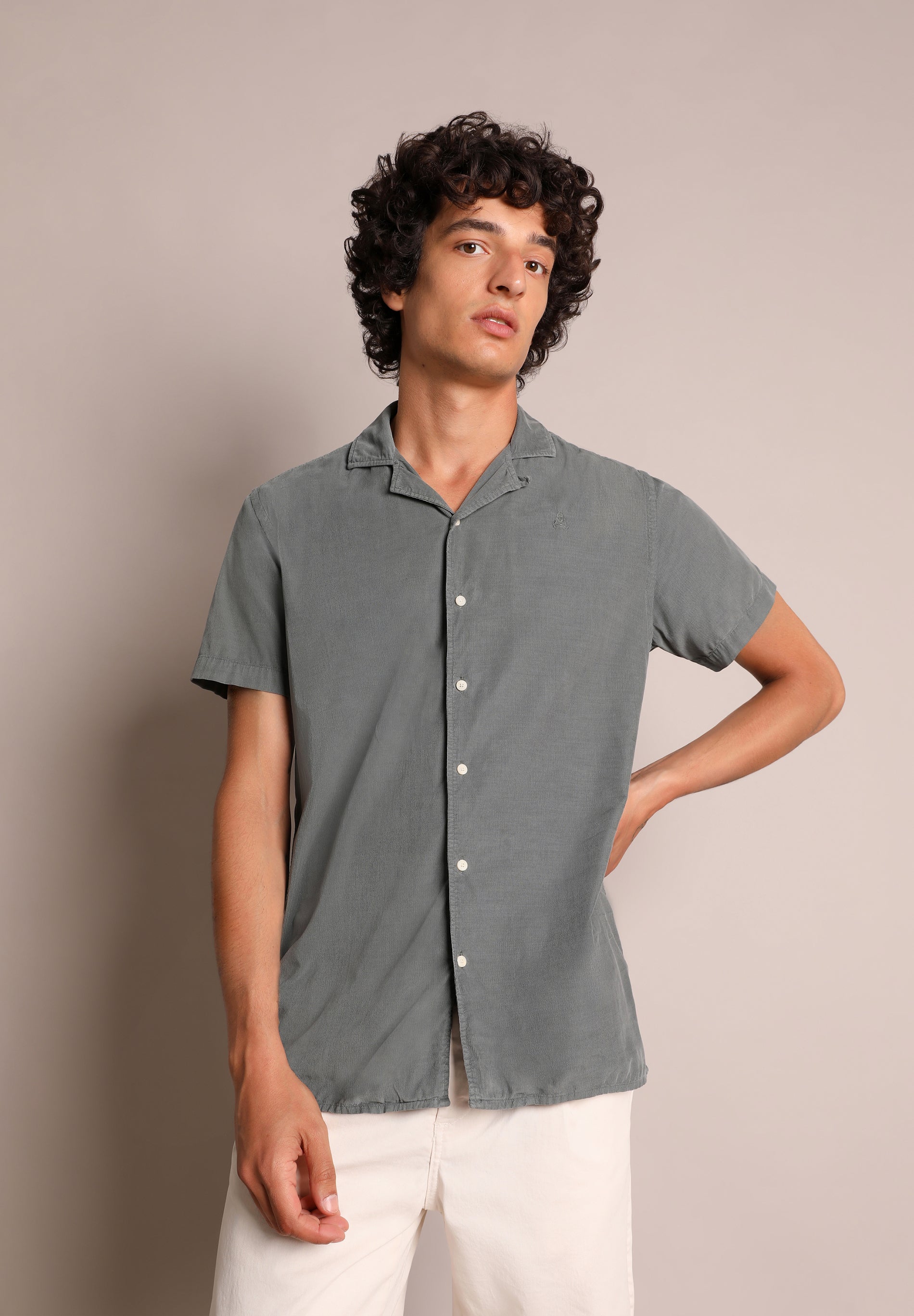CAMISA PANA MANGA CORTA