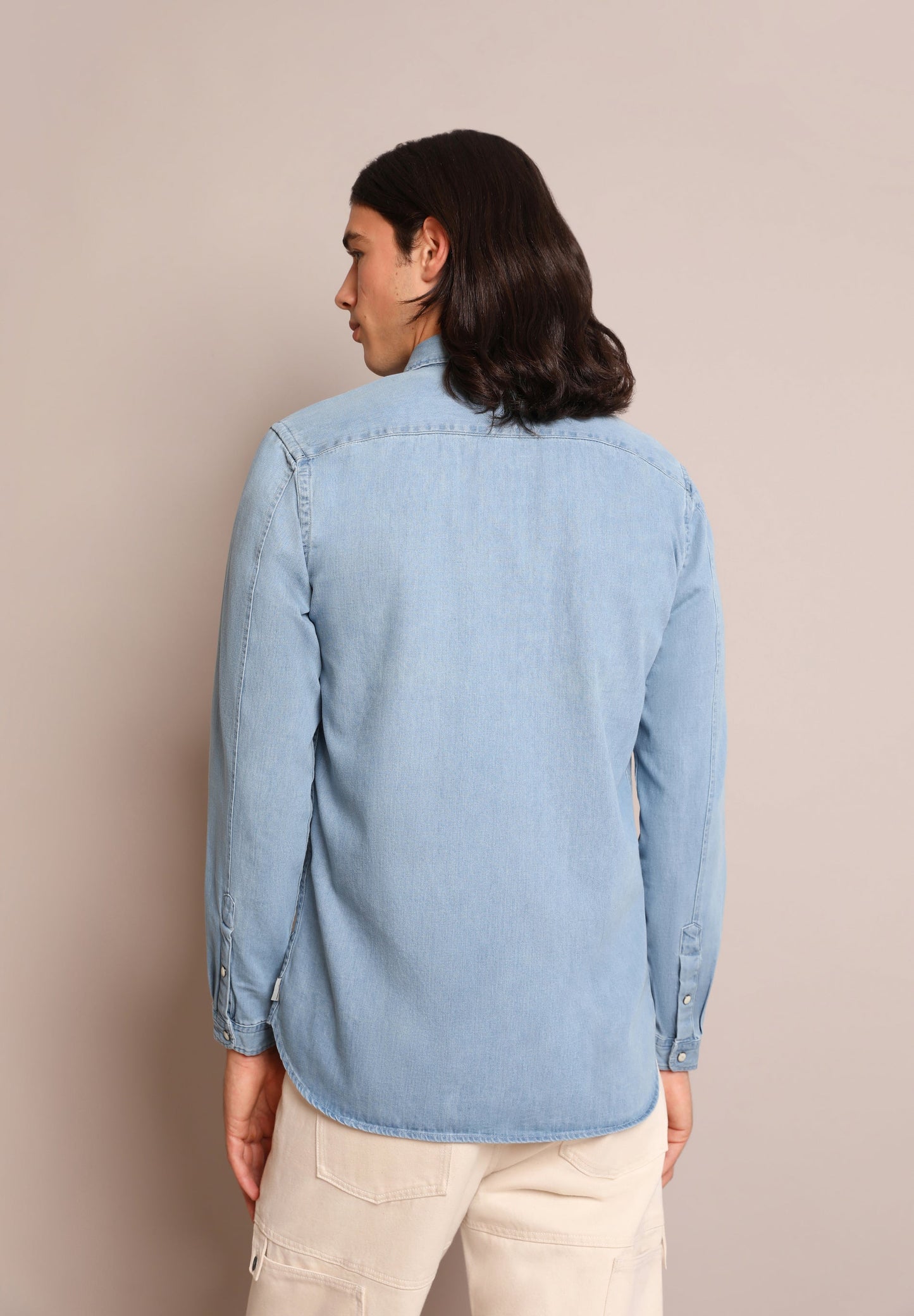 CAMISA JEAN BOLSILLOS