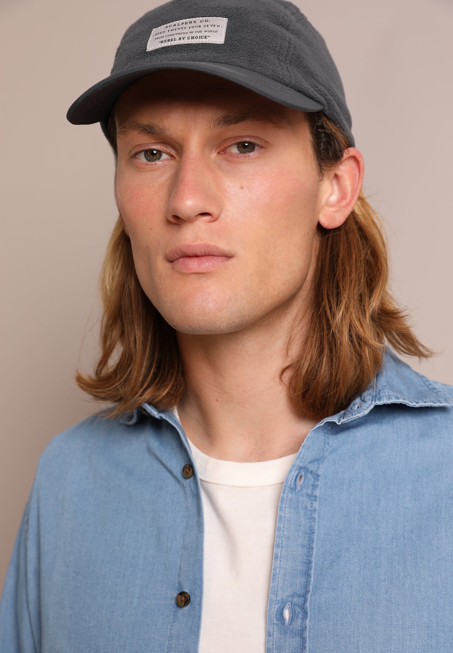 CAMISA JEAN BOTONES CONTRASTE