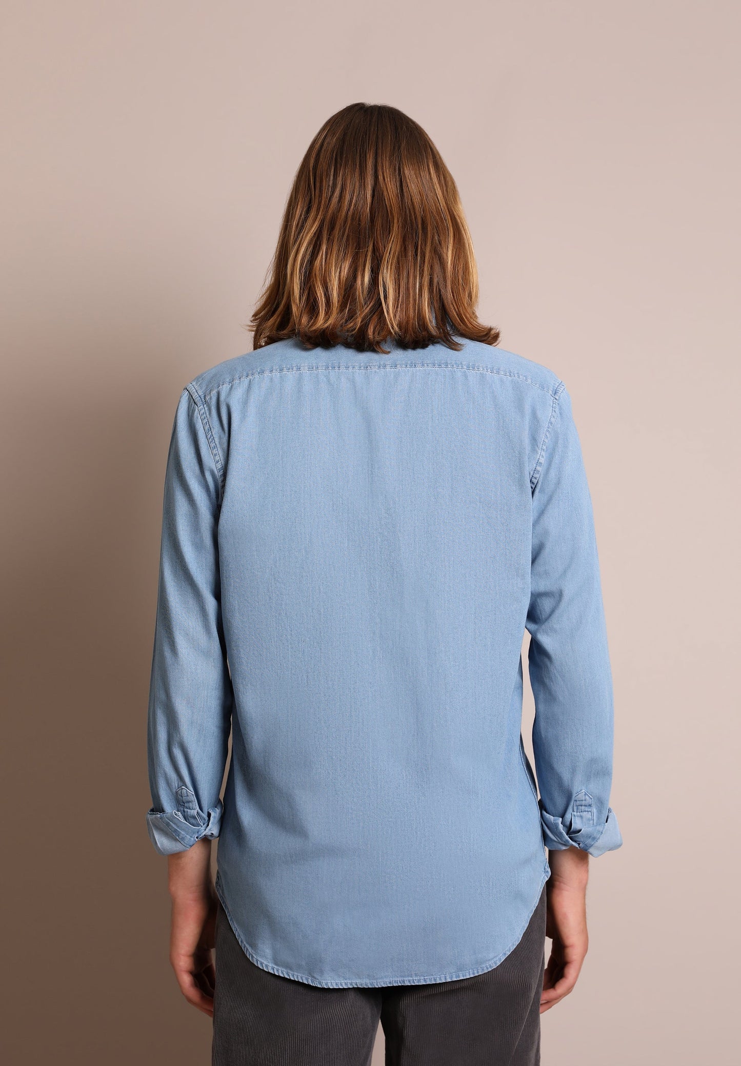 CAMISA JEAN BOTONES CONTRASTE