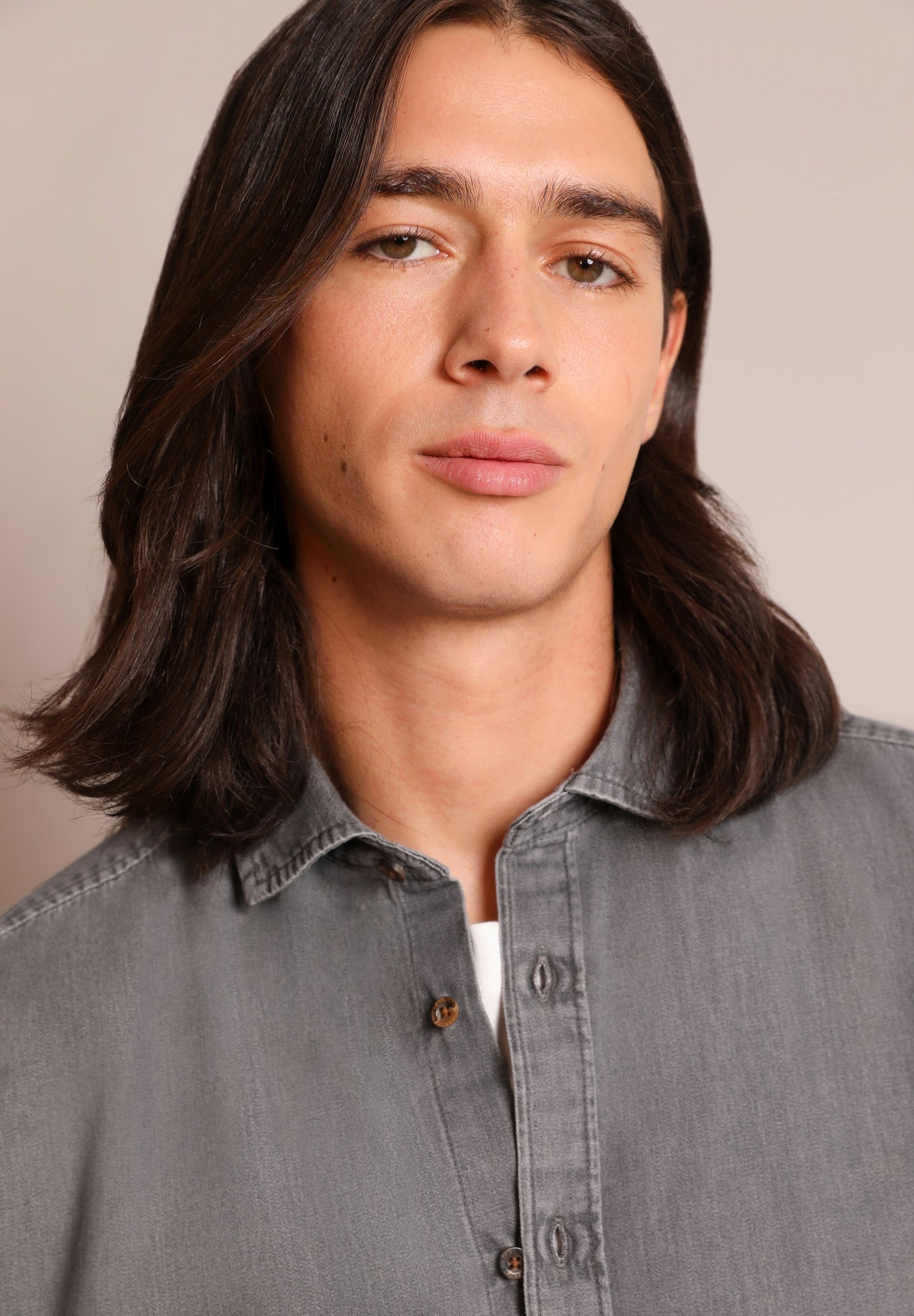 CAMISA JEAN LAVADA