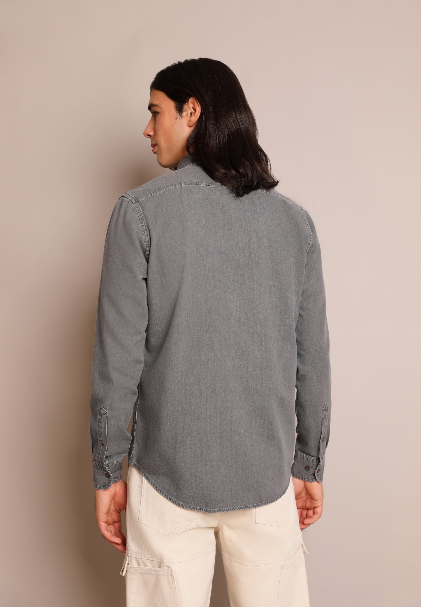 CAMISA JEAN LAVADA