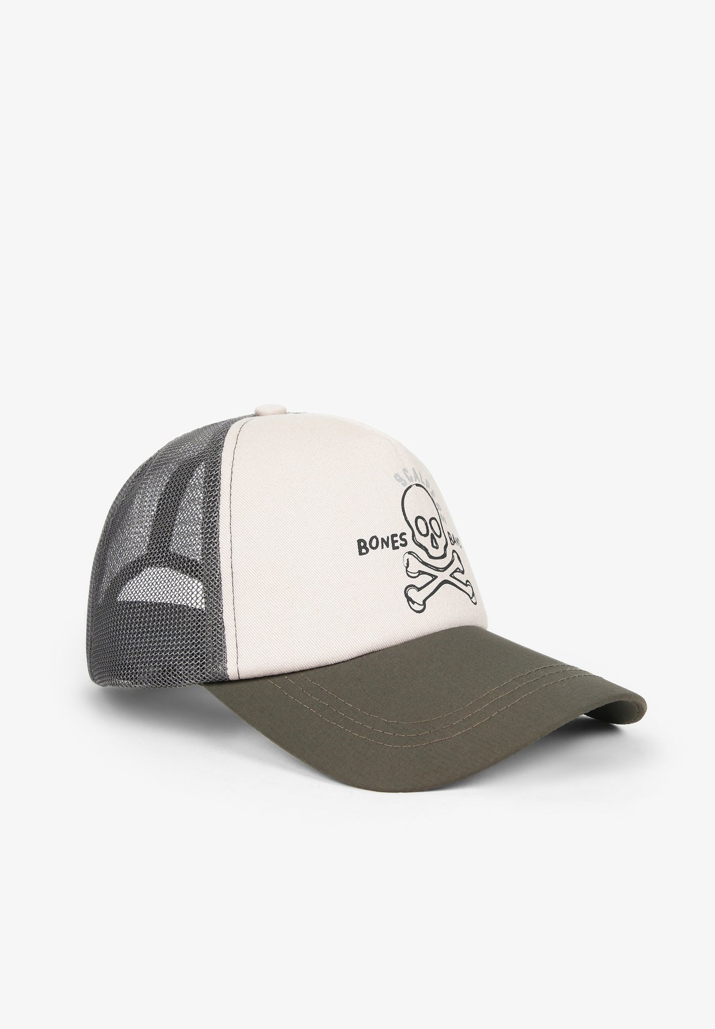 GORRA TRUCKER CALAVERA FRONTAL