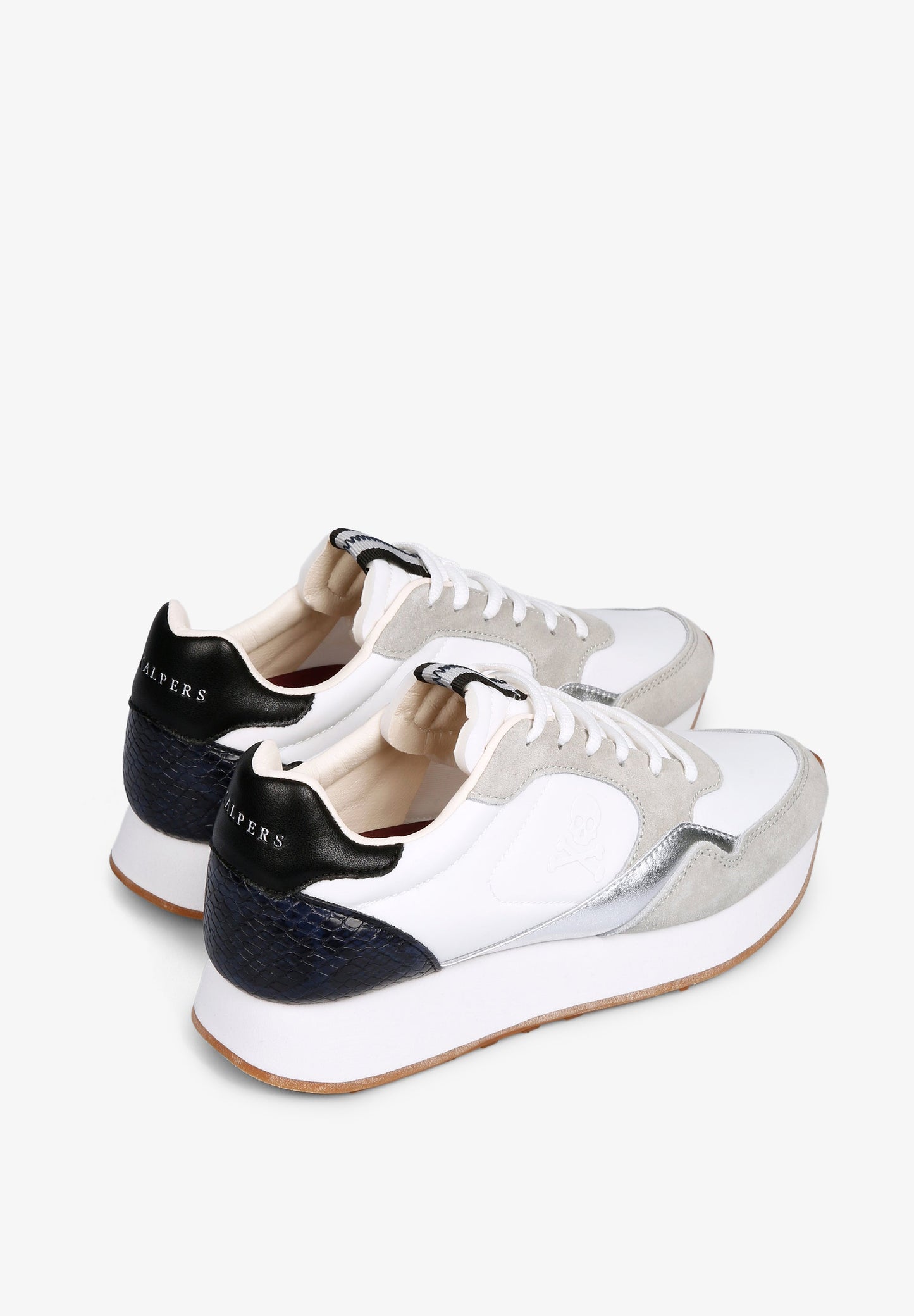 TENIS METALIZADA SUELA PRONUNCIADA