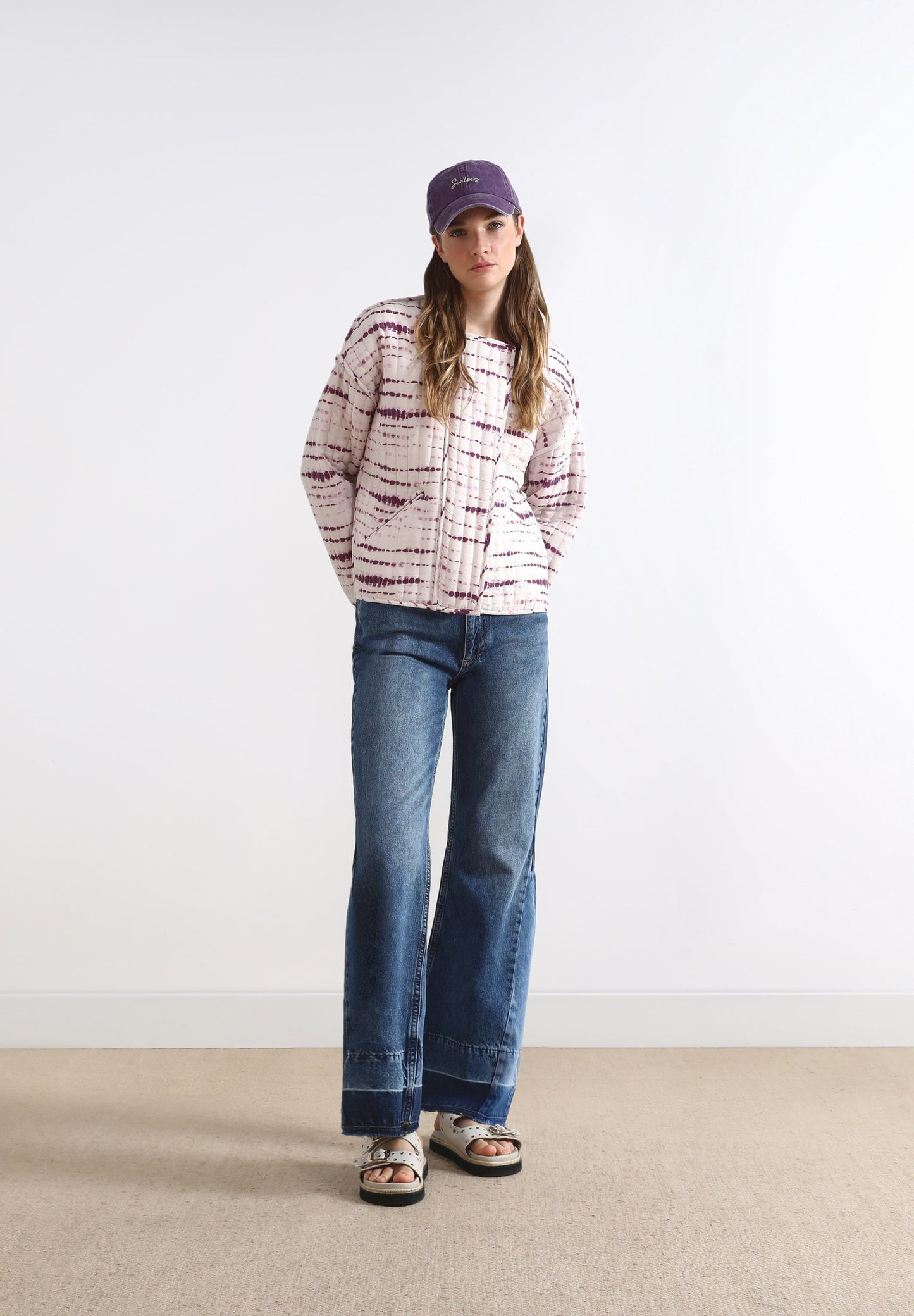 CHAQUETA RAYAS TIE DYE