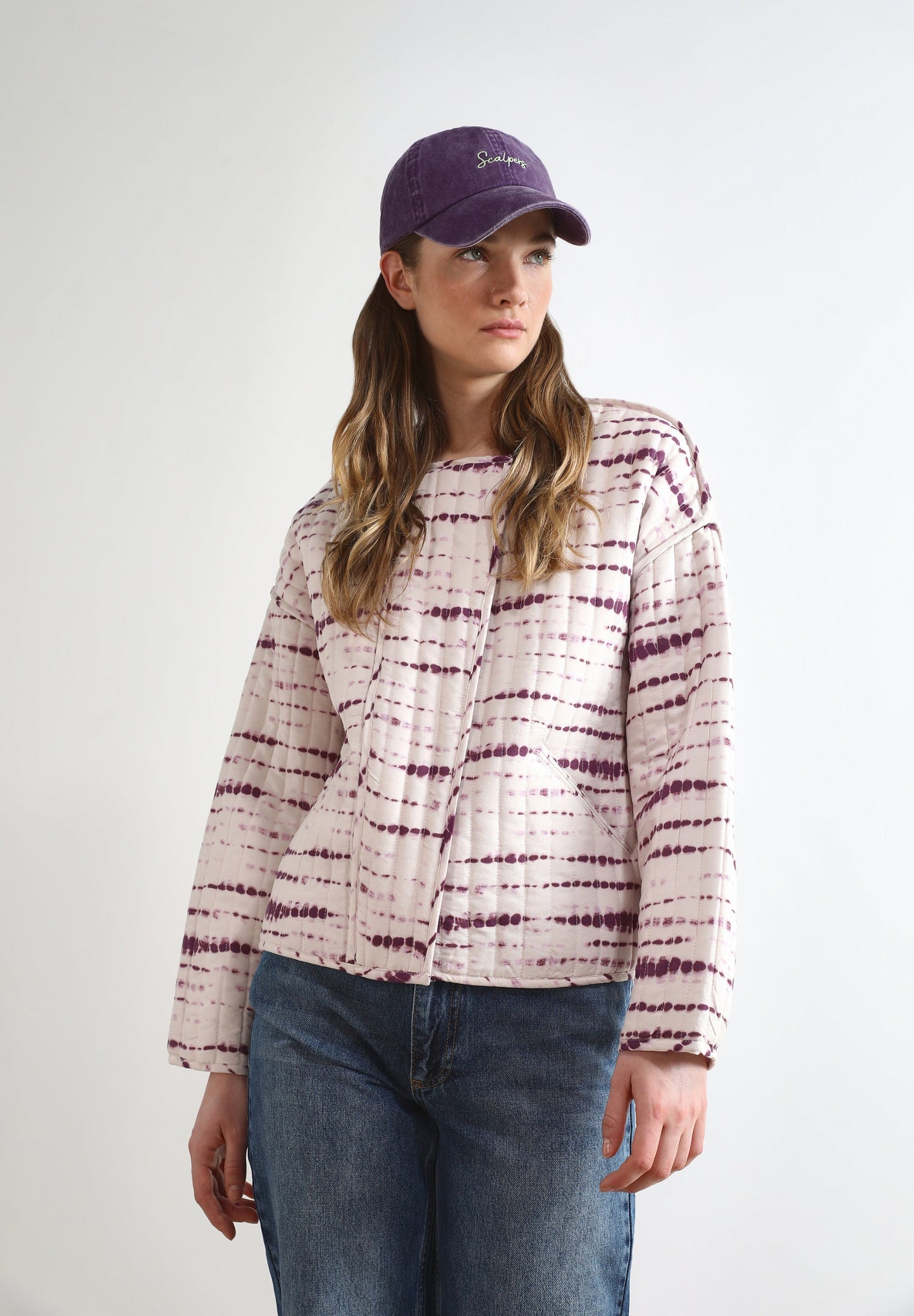 CHAQUETA RAYAS TIE DYE