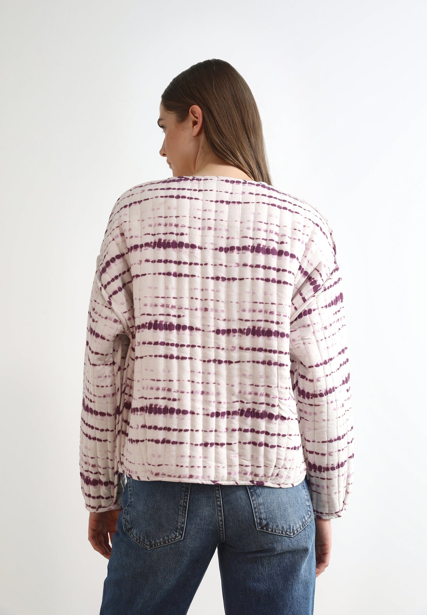 CHAQUETA RAYAS TIE DYE