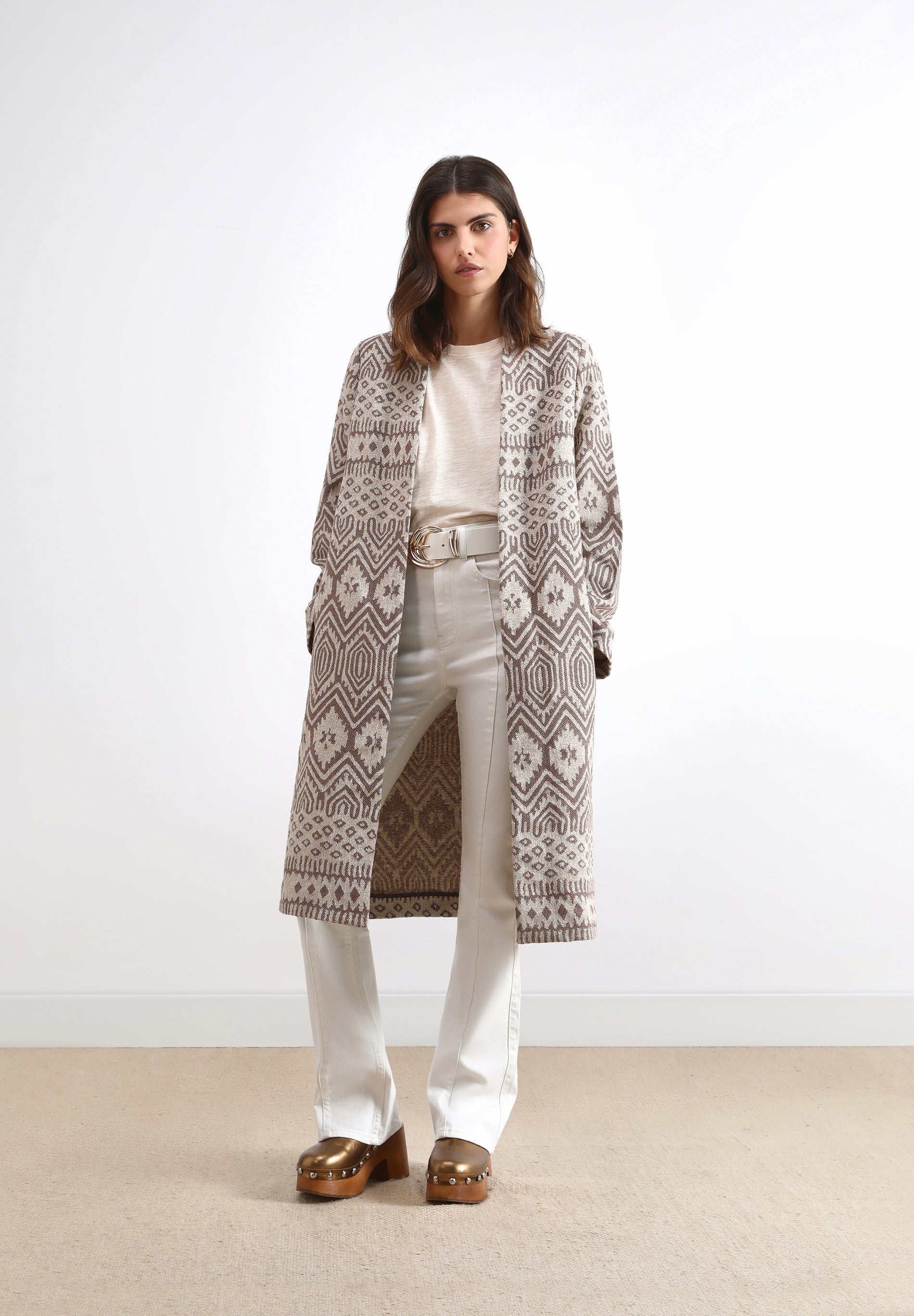 ABRIGO JACQUARD