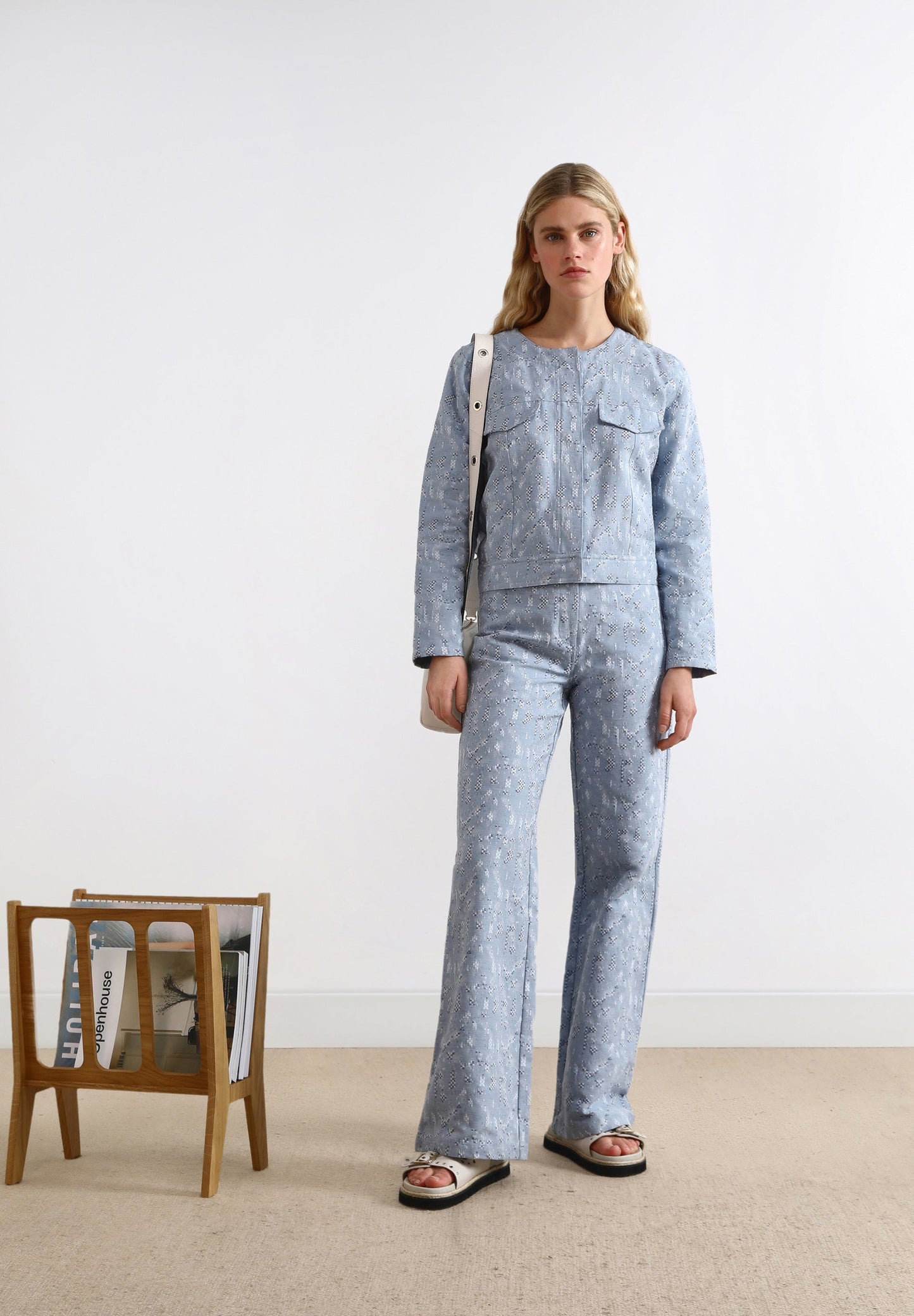 CHAQUETA JEAN JACQUARD