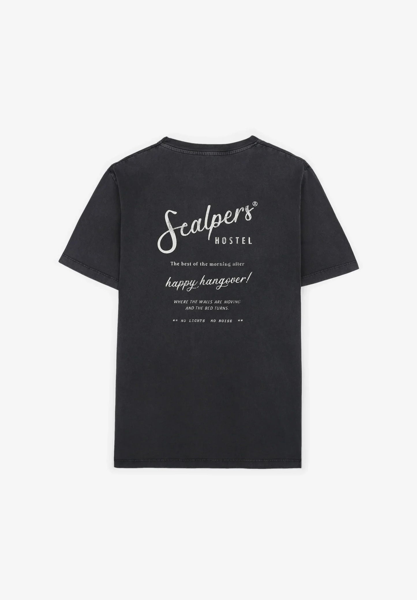 CAMISETA LAVADA PRINT TEXTO