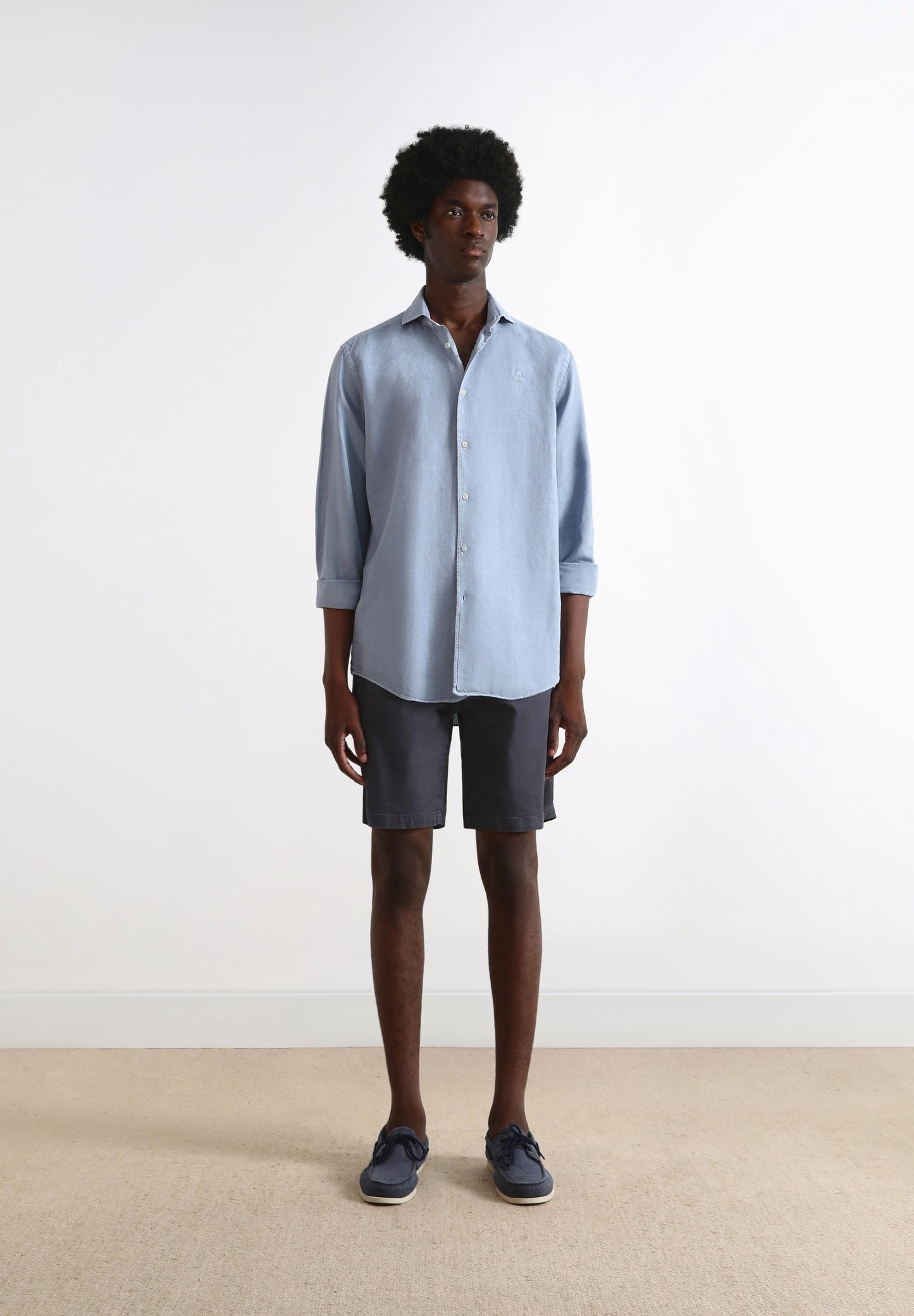 CAMISA LINO CALAVERA