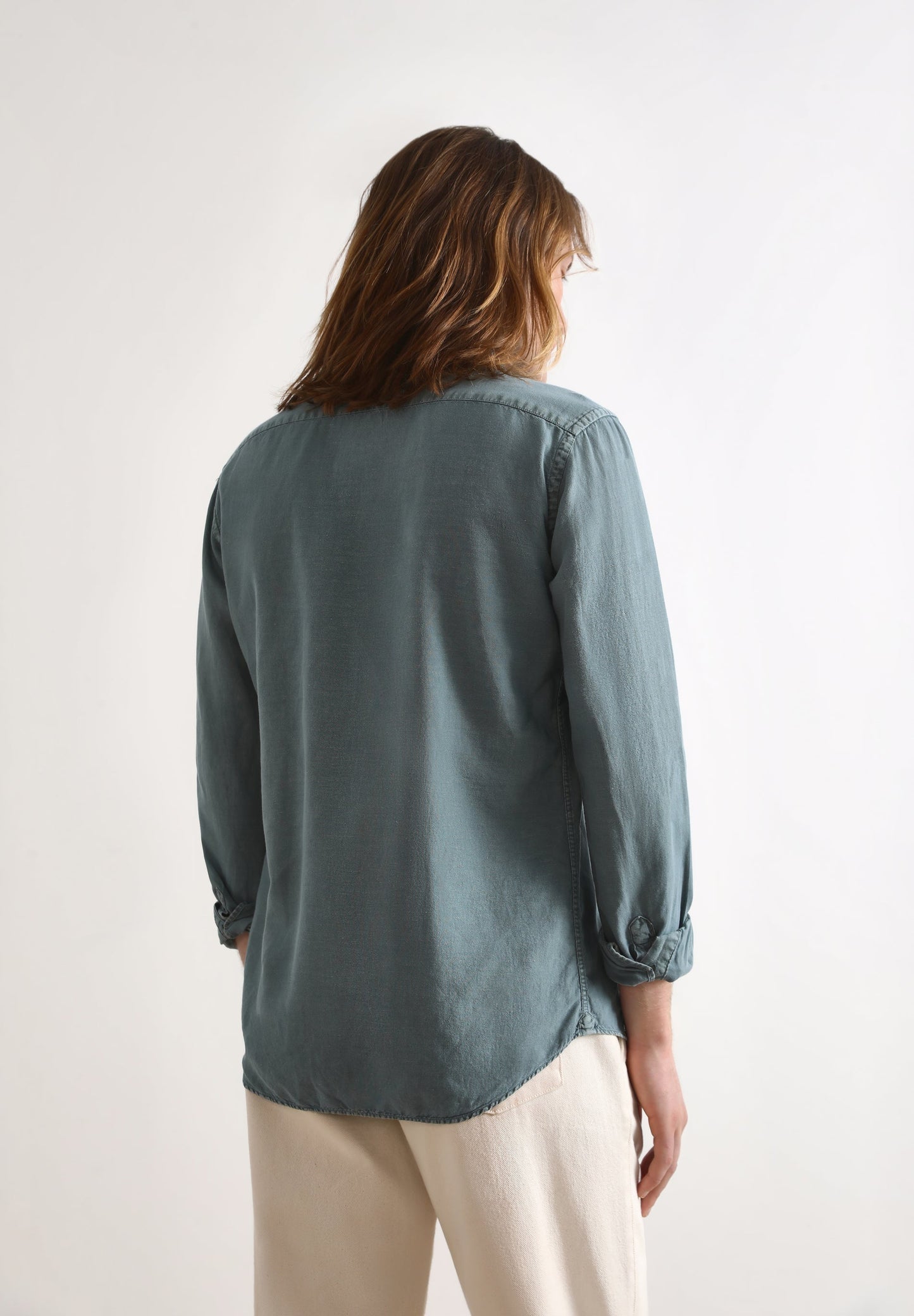 CAMISA LINO CALAVERA