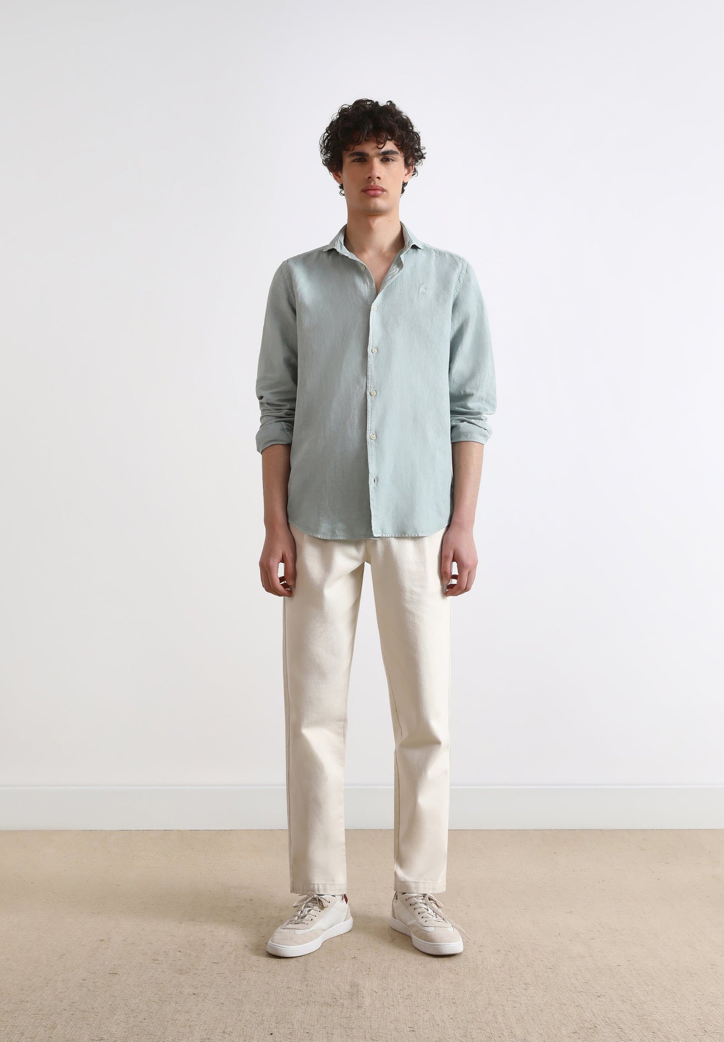 CAMISA LINO CALAVERA